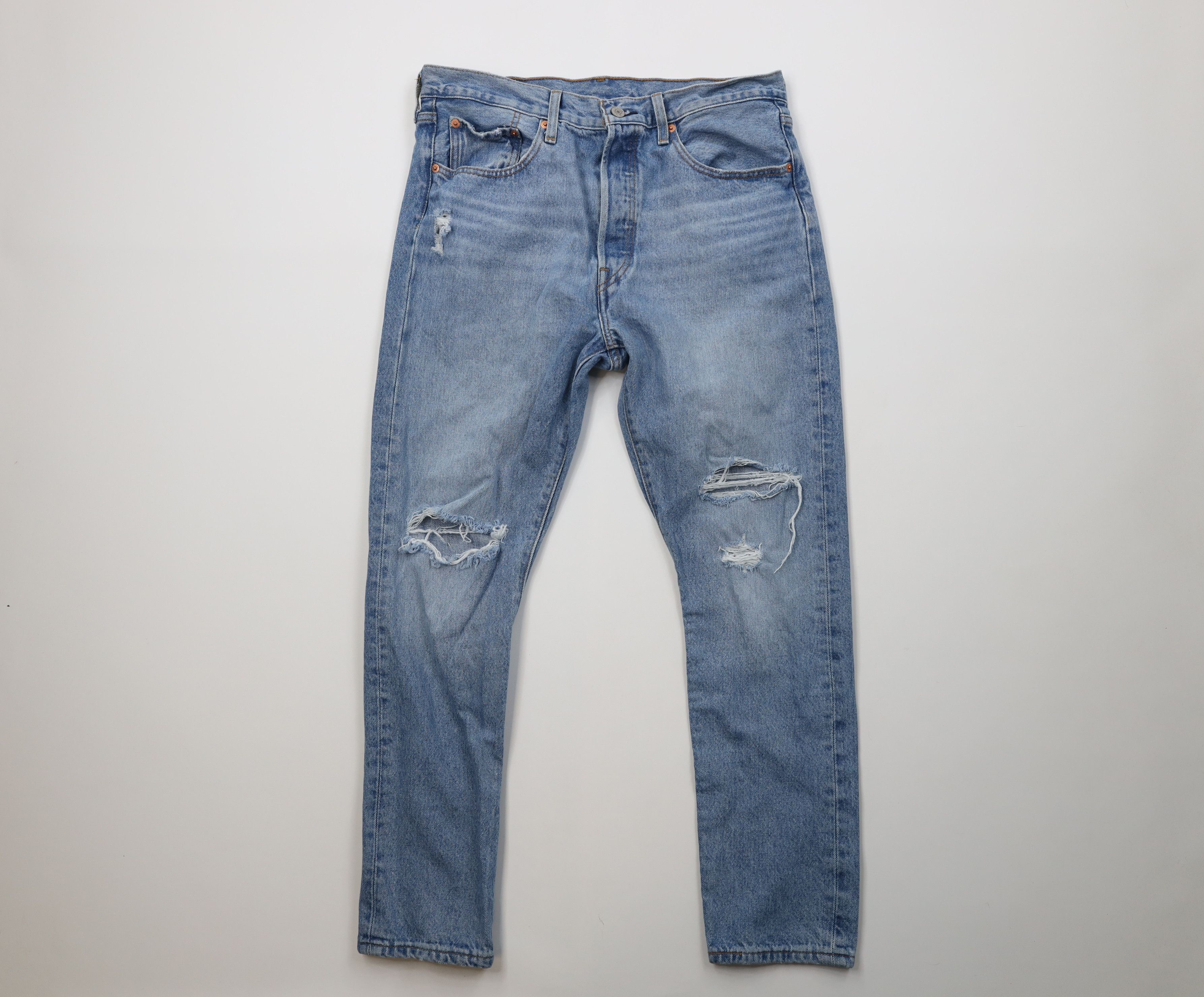 Levi's Vintage Y2K Levis 501xx Fly Original Fit Denim Jeans Cotton Size 32" / US 10 / IT 46 - 1 Thumbnail