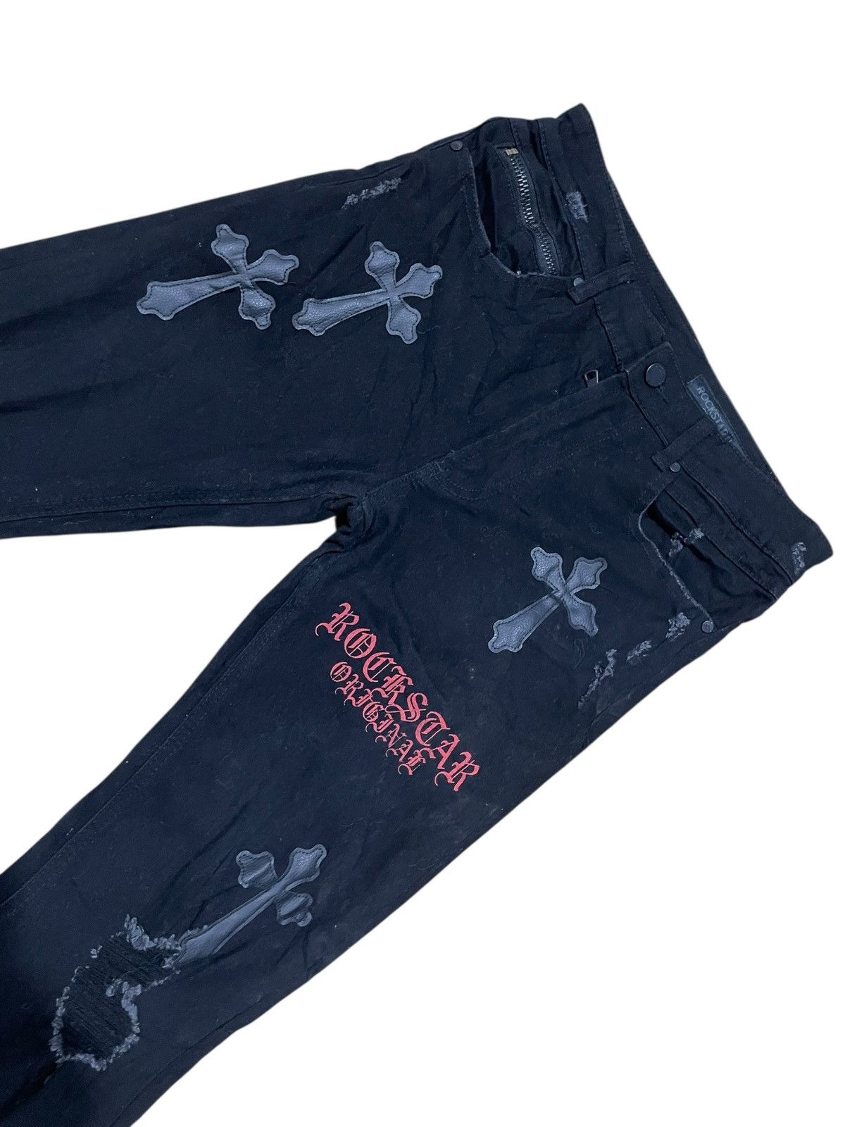 If Six Was Nine Rockstar Original Natural Selection 2.0 Stretch Skinny Jeans Size US 30 / EU 46 - 5 Thumbnail