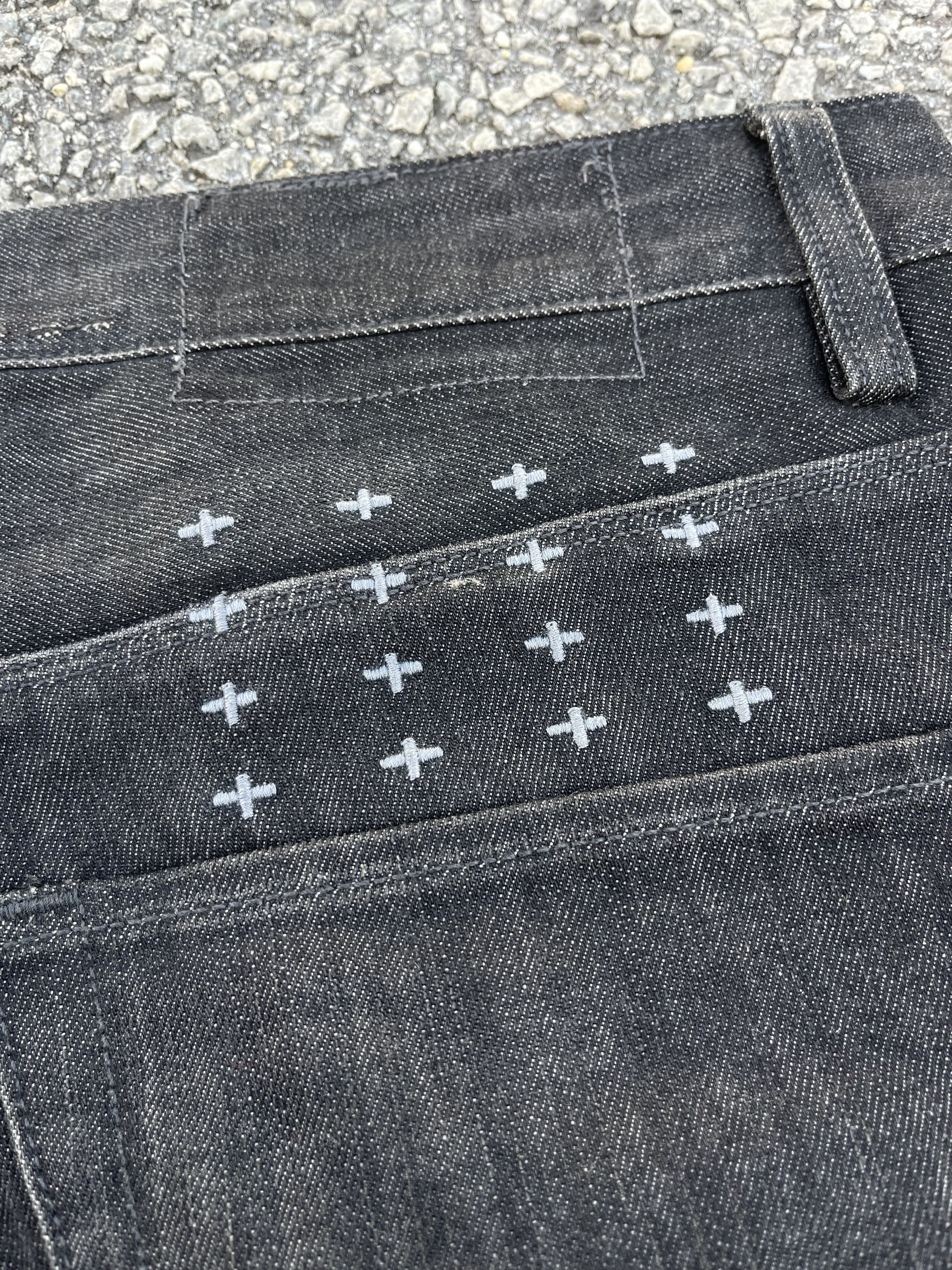 Ksubi Ksubi Dee Dee Pre Loved Black Denim Size US 33 - 16 Thumbnail