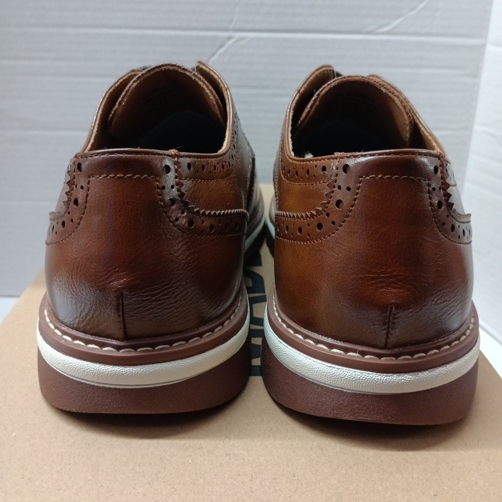 Steve Madden Men's Steve Madden Standalone Cognac Oxford Shoes Size 9.5 Size US 9.5 / EU 42-43 - 4 Thumbnail
