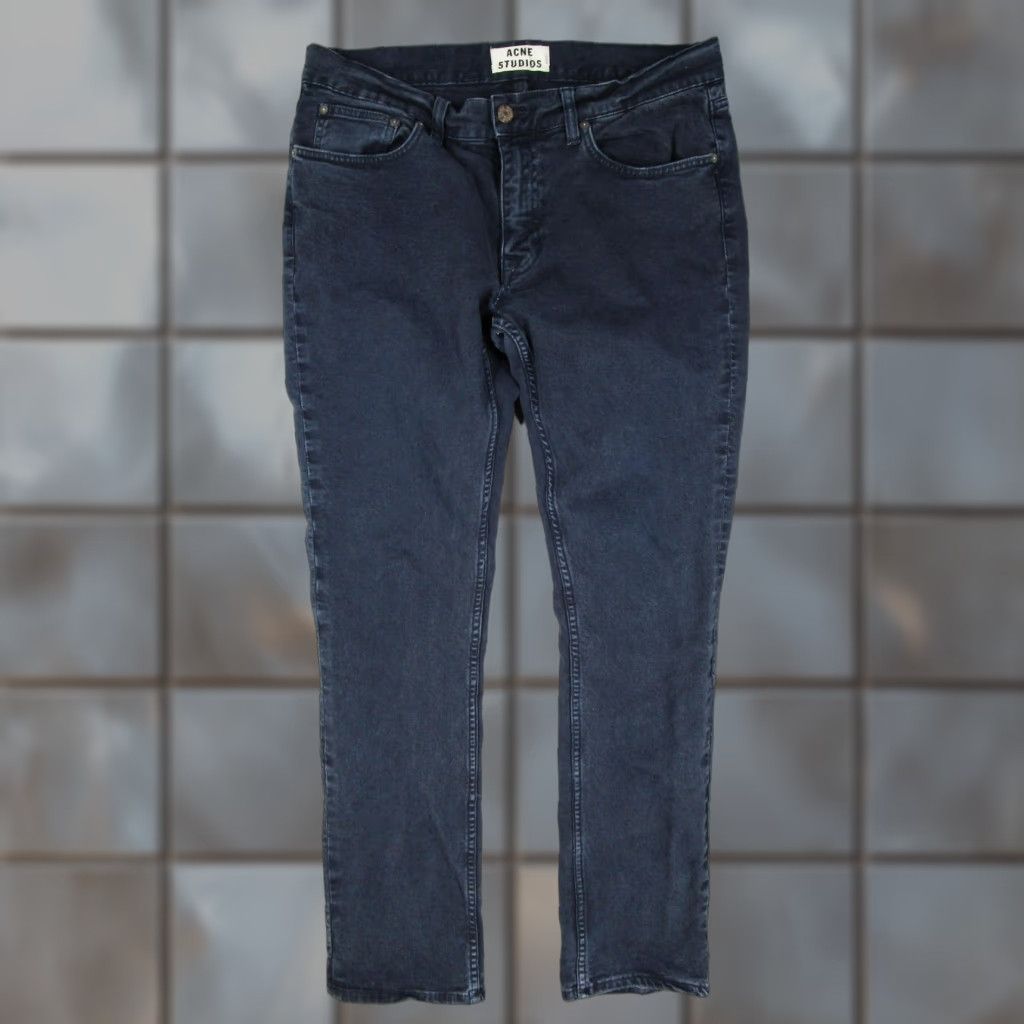 Acne Studios Acne Studios Jeans Vega Bladerunner Slim Stretch Tapered 34x32 Blue Denim Mens Size US 34 / EU 50 - 1 Thumbnail
