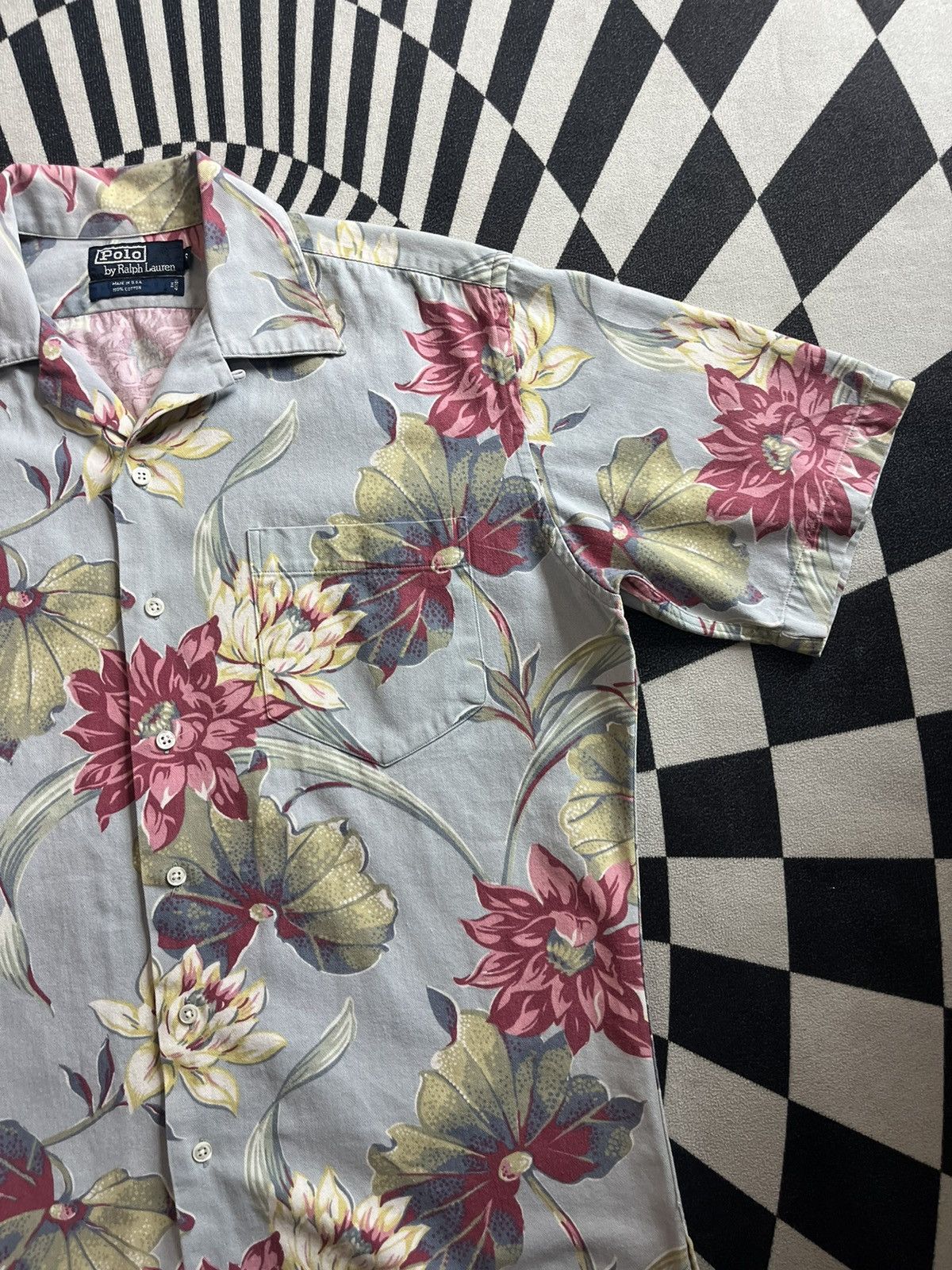 Polo Ralph Lauren Vintage Polo Ralph Lauren Aop Flowers Shirt 90’s Size US S / EU 44-46 / 1 - 8 Thumbnail