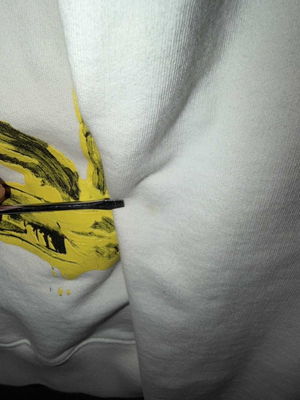 Off-White Size L - Off-White Acrylic Arrows Hoodie - White Size US L / EU 52-54 / 3 - 11 Thumbnail