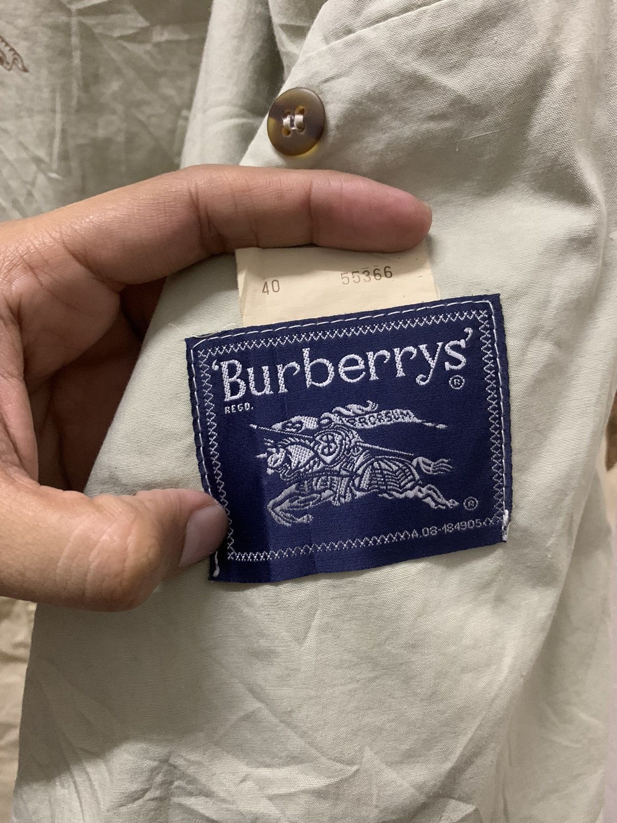 Burberry Vintage Burberry Jacket Size US XL / EU 56 / 4 - 8 Thumbnail