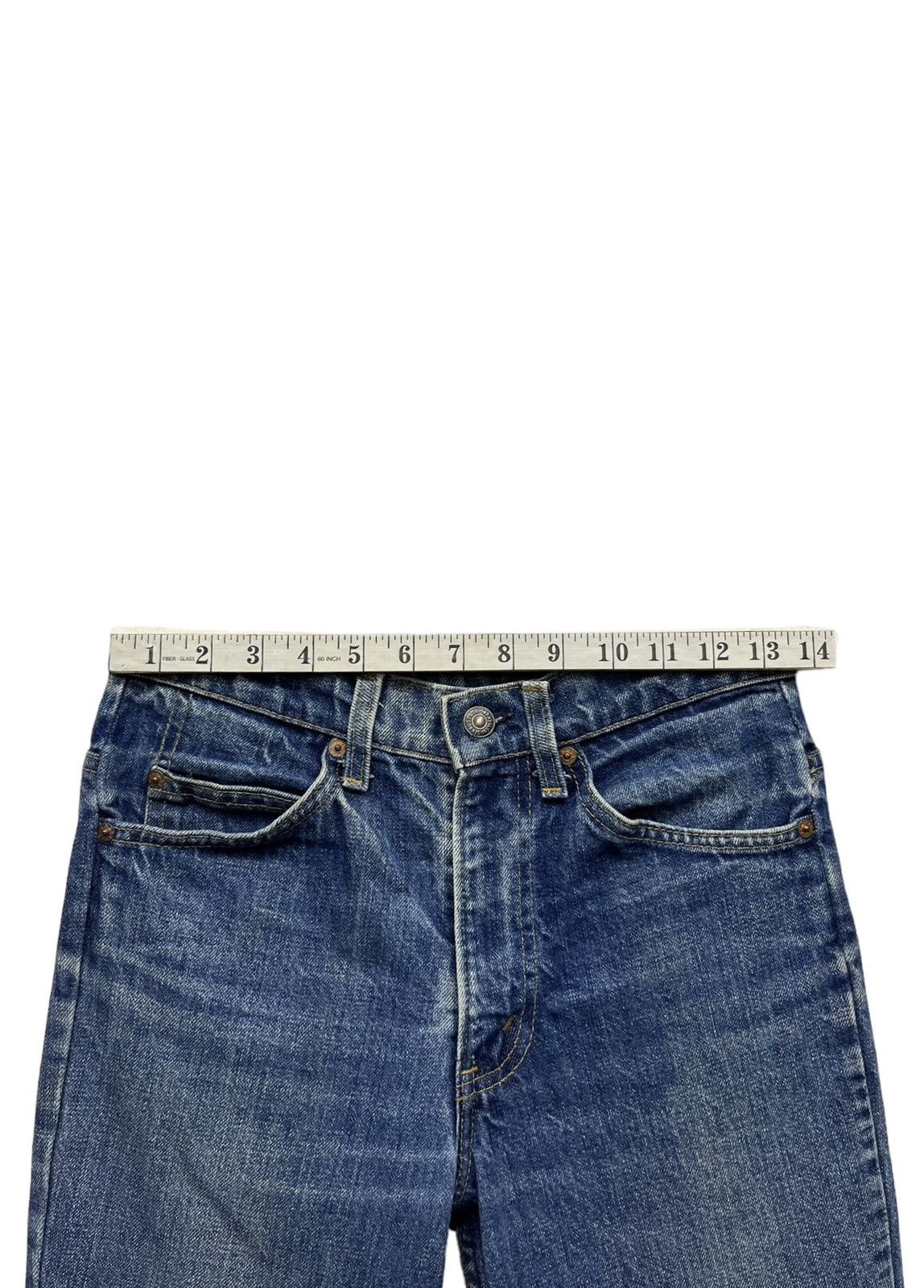Levi's Vintage Levi’s Orange Tab Distressed Denim Flare Made in USA Size US 27 - 14 Thumbnail