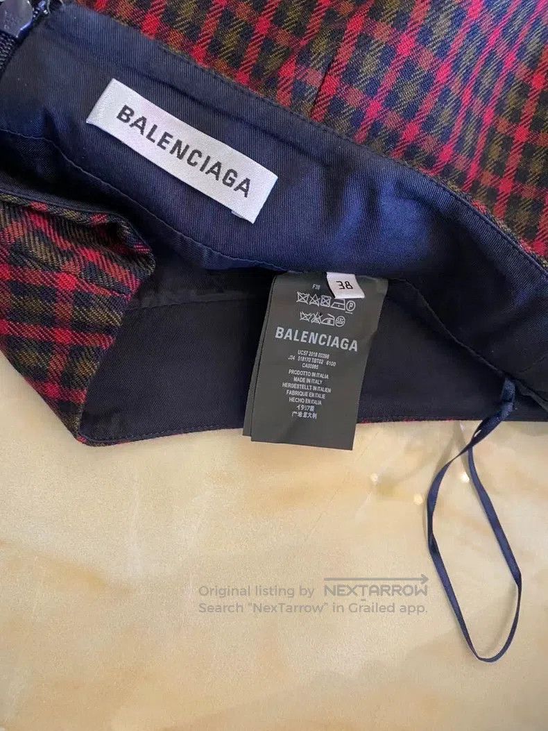 Balenciaga Balenciaga Wool Half Skirt Size 37" - 7 Thumbnail