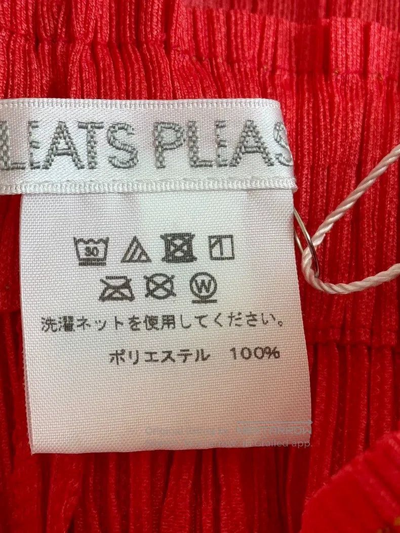 Issey Miyake Issey Miyake size:3 Red Pants Size 22" - 3 Thumbnail