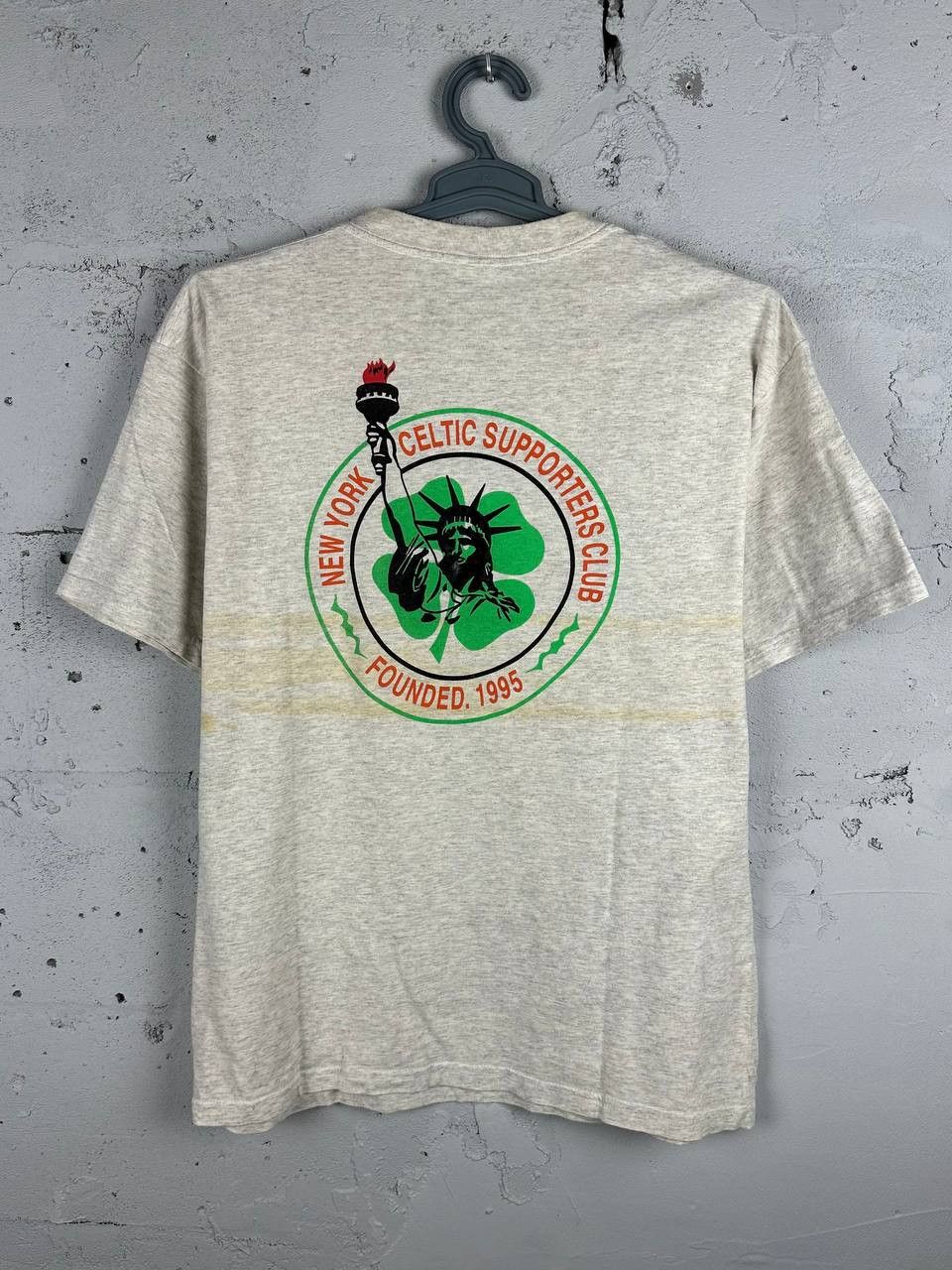 NBA × Vintage Celtic New York supporters club t shirt vintage 1995 Size US L / EU 52-54 / 3 - 1 Thumbnail