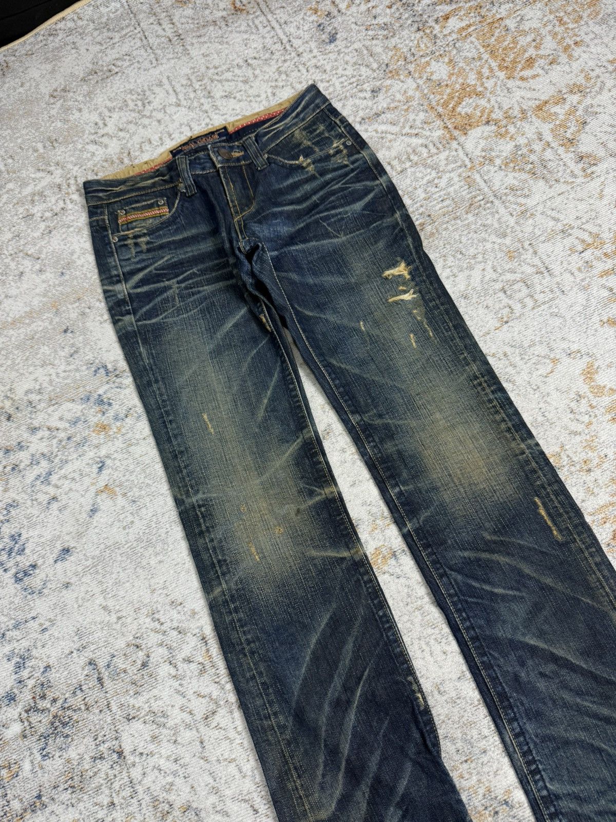 Tornado Mart Robortshous y2k style denim pants Size US 28 / EU 44 - 3 Thumbnail