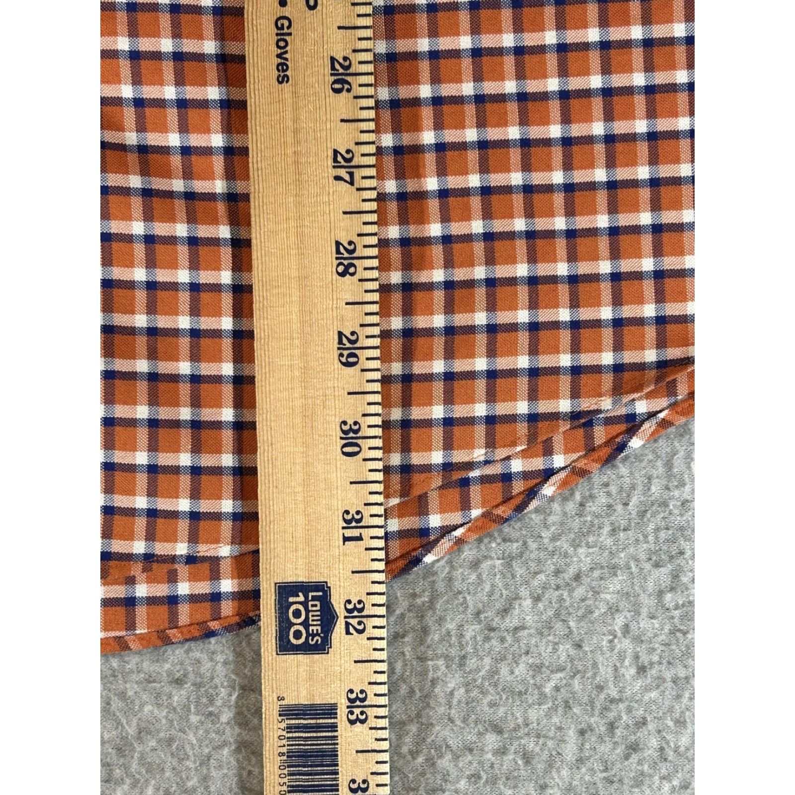Brooks Brothers Brooks Brothers Shirt Mens Large Orange Plaid 346 Non Iron Long Sleeve Button Front Dress Shirt Size US L / EU 52-54 / 3 - 6 Thumbnail