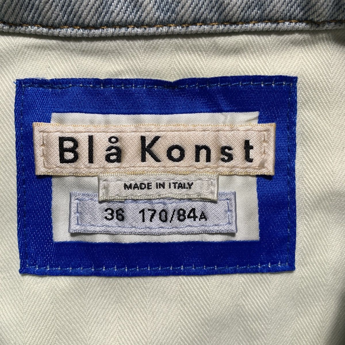 Acne Studios Acne Studios Blå Konst Denim Jacket Light Blue Size US S / EU 44-46 / 1 - 3 Thumbnail
