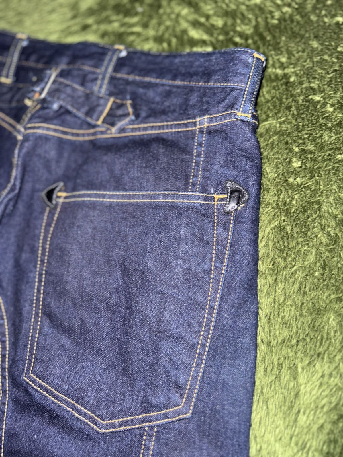 Junya Watanabe [S] Junya Watanabe 14AW Cinch-Back Sarouel Denim pants Size US 32 / EU 48 - 12 Thumbnail