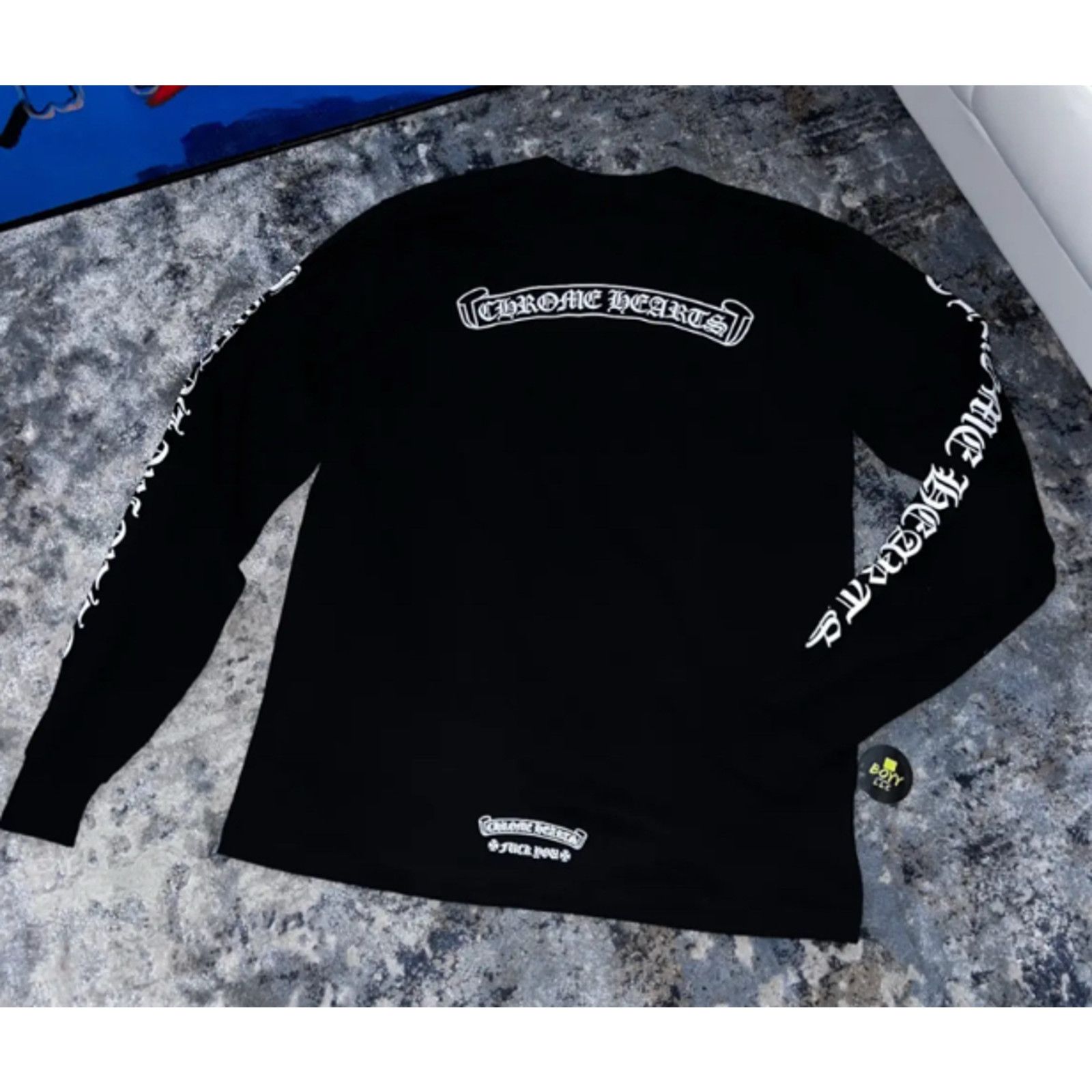 Chrome Hearts Chrome Hearts Scroll Logo F*** You L/S Black T-Shirt Size MD Size US M / EU 48-50 / 2 - 11 Thumbnail