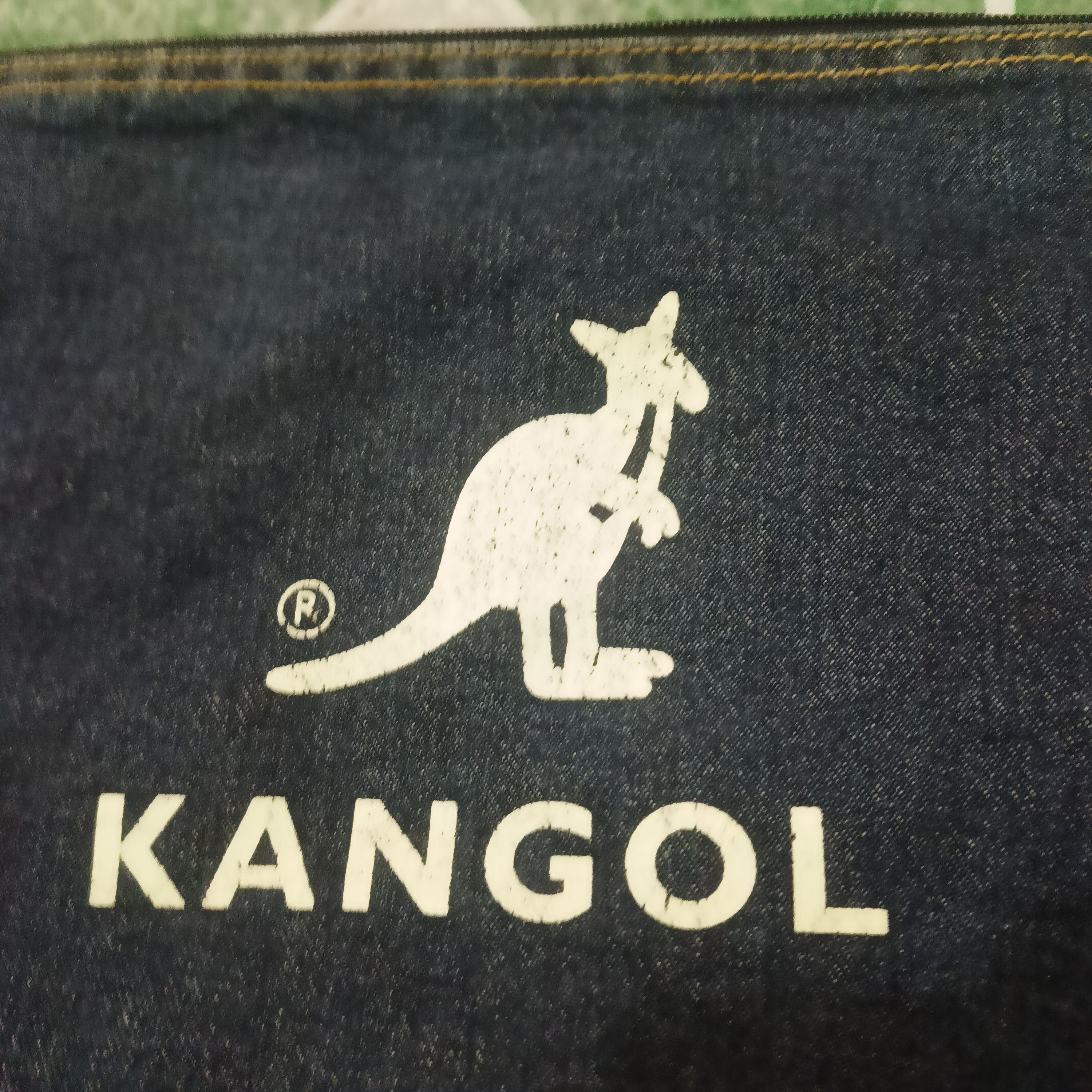 Kangol Kangol Denim design eco friendly clutch bag Size ONE SIZE - 2 Thumbnail