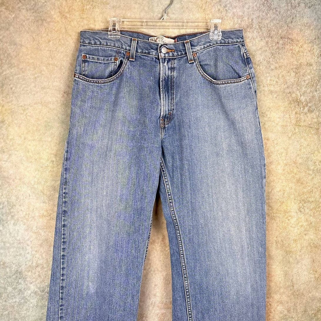 Levi's × Vintage Vintage Levis 559 Denim Jeans 36x30 Relaxed Fit Straight Size US 36 / EU 52 - 3 Thumbnail