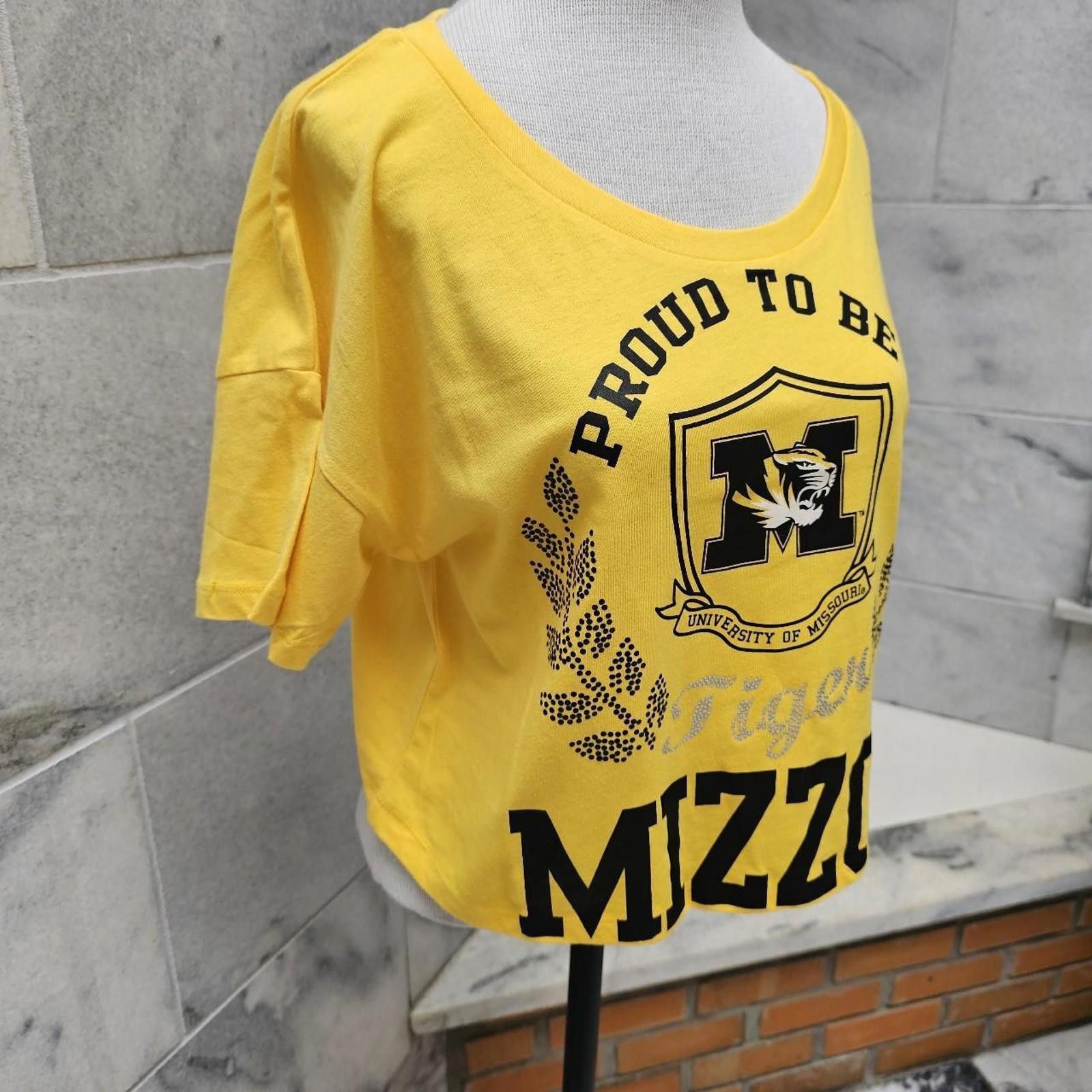 Other Women's Yellow University of Missouri Tigers Tee Size M / US 6-8 / IT 42-44 - 4 Thumbnail