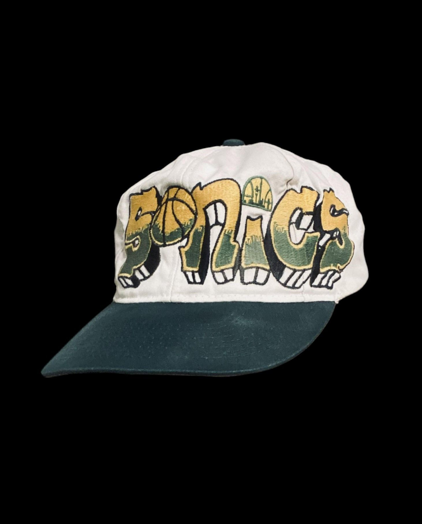 Drew Pearson Drew Pearson Graffiti Seattle SuperSonics Snapback Cap Hat Size ONE SIZE - 2 Thumbnail