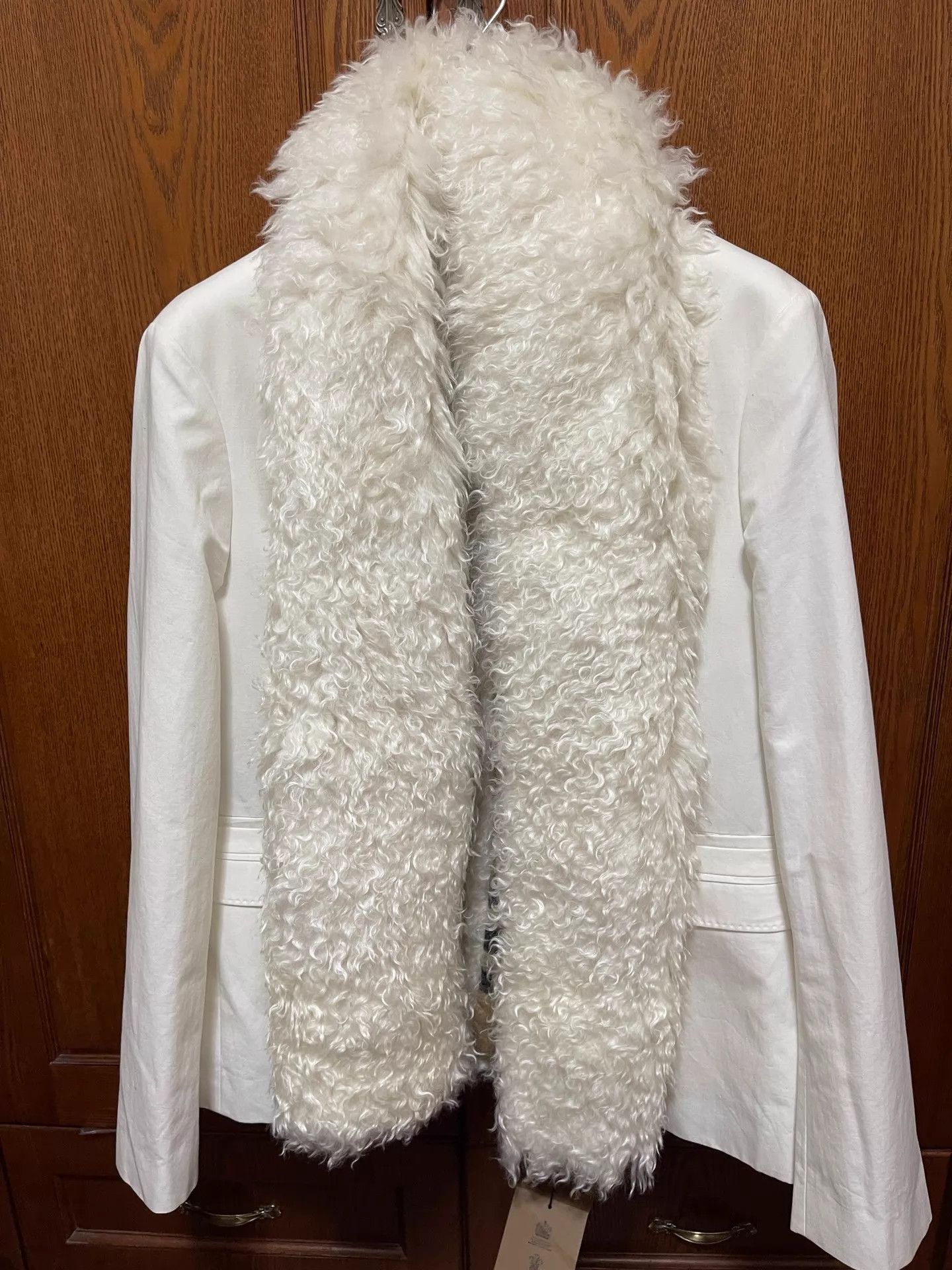 Burberry Burberry Unisex Double-Faced Check Scarf Cashmere Mohair Size ONE SIZE - 3 Thumbnail