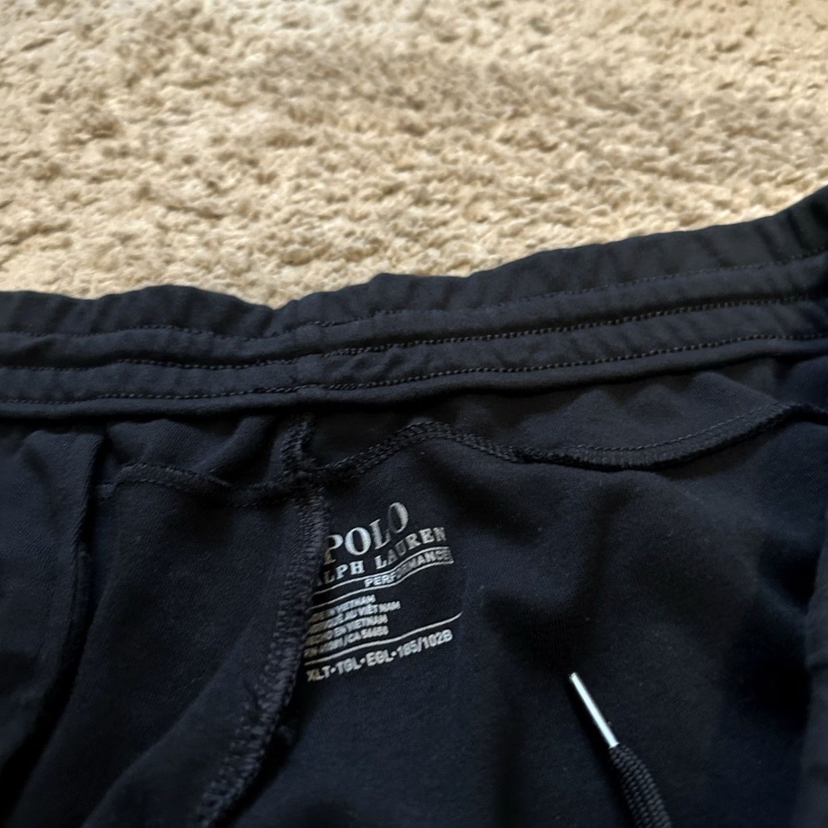 Polo Ralph Lauren Polo Ralph Lauren Performance Sweatpants Men XL Striped Pony Tapered Black Size US XL / EU 56 / 4 - 3 Thumbnail