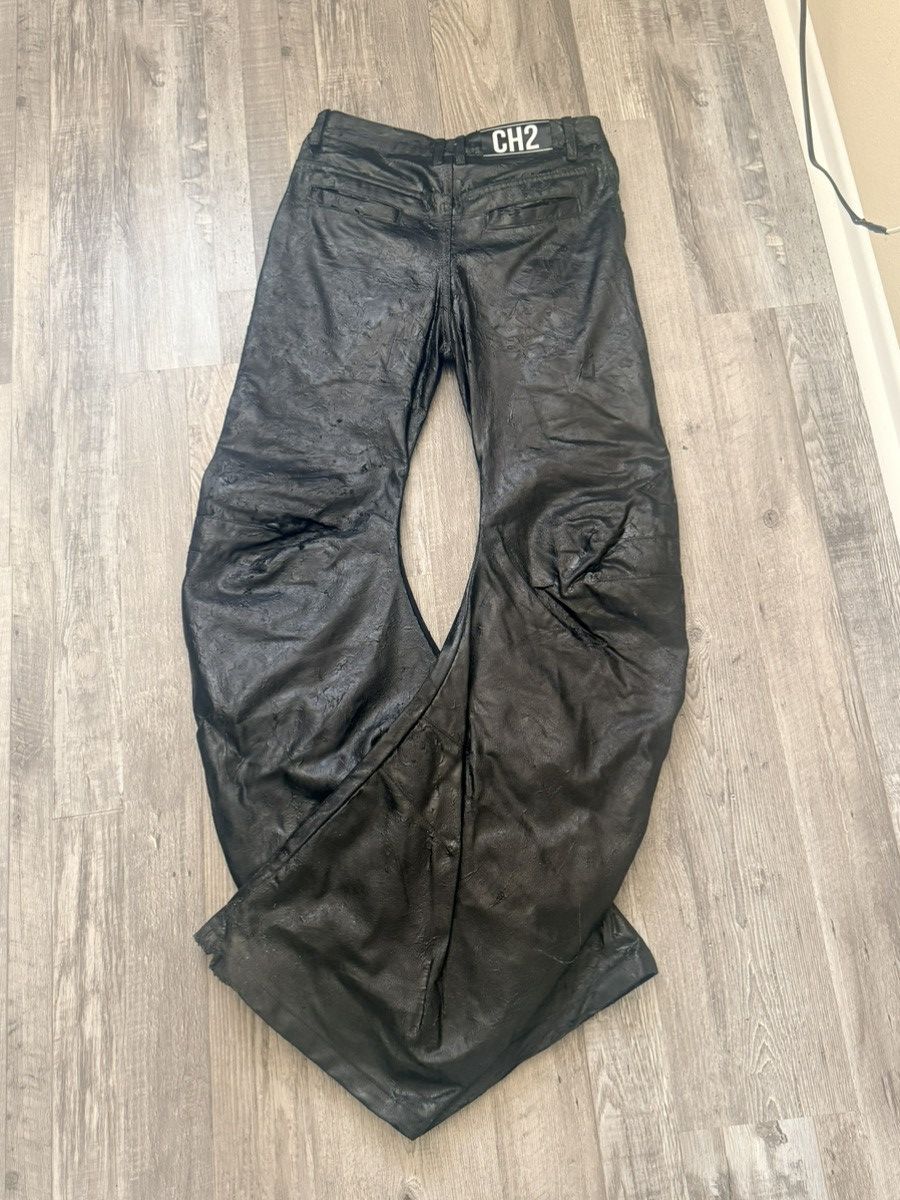 Other CH2 Flexing So Hard Black Waxed Flare Jeans Size US 29 - 4 Thumbnail