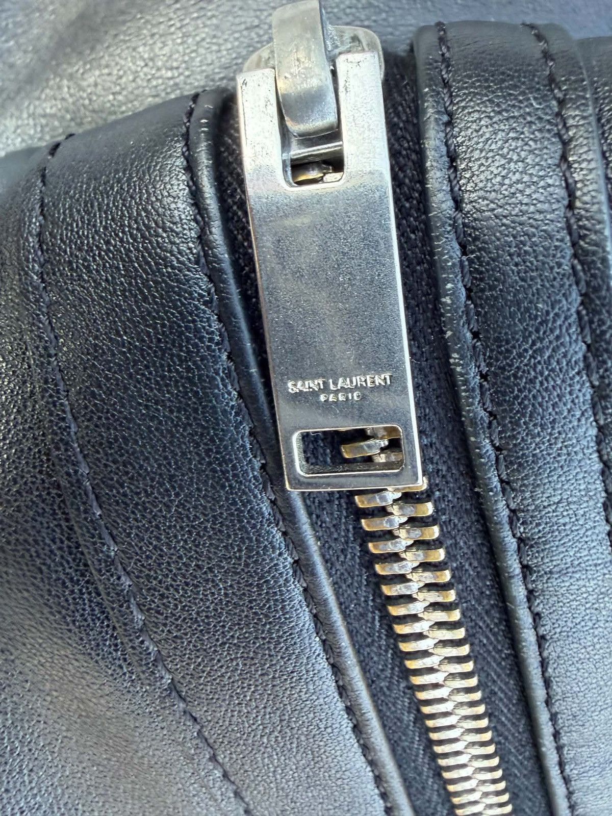 Saint Laurent Paris Saint Laurent Paris Leather Backpack Size ONE SIZE - 7 Thumbnail