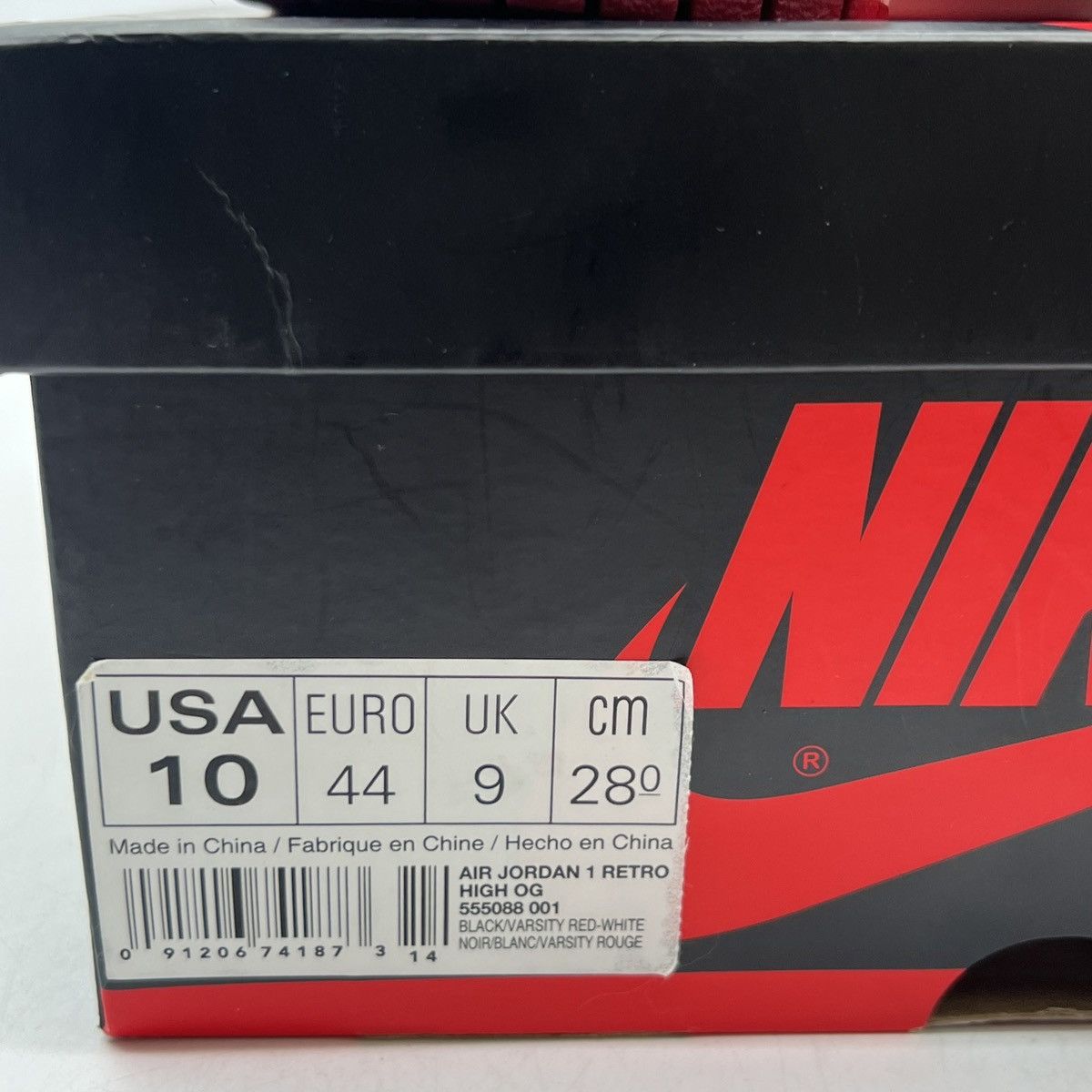 Jordan Brand Air Jordan 1 high banned Size US 10 / EU 43 - 6 Thumbnail