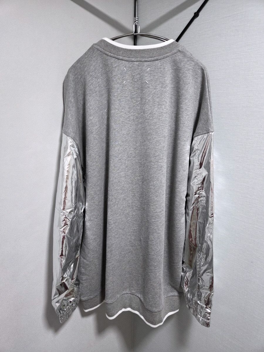 Maison Margiela MAISON MARGIELA 1 METALLIC SLEEVE SWEATSHIRT Size US L / EU 52-54 / 3 - 6 Thumbnail