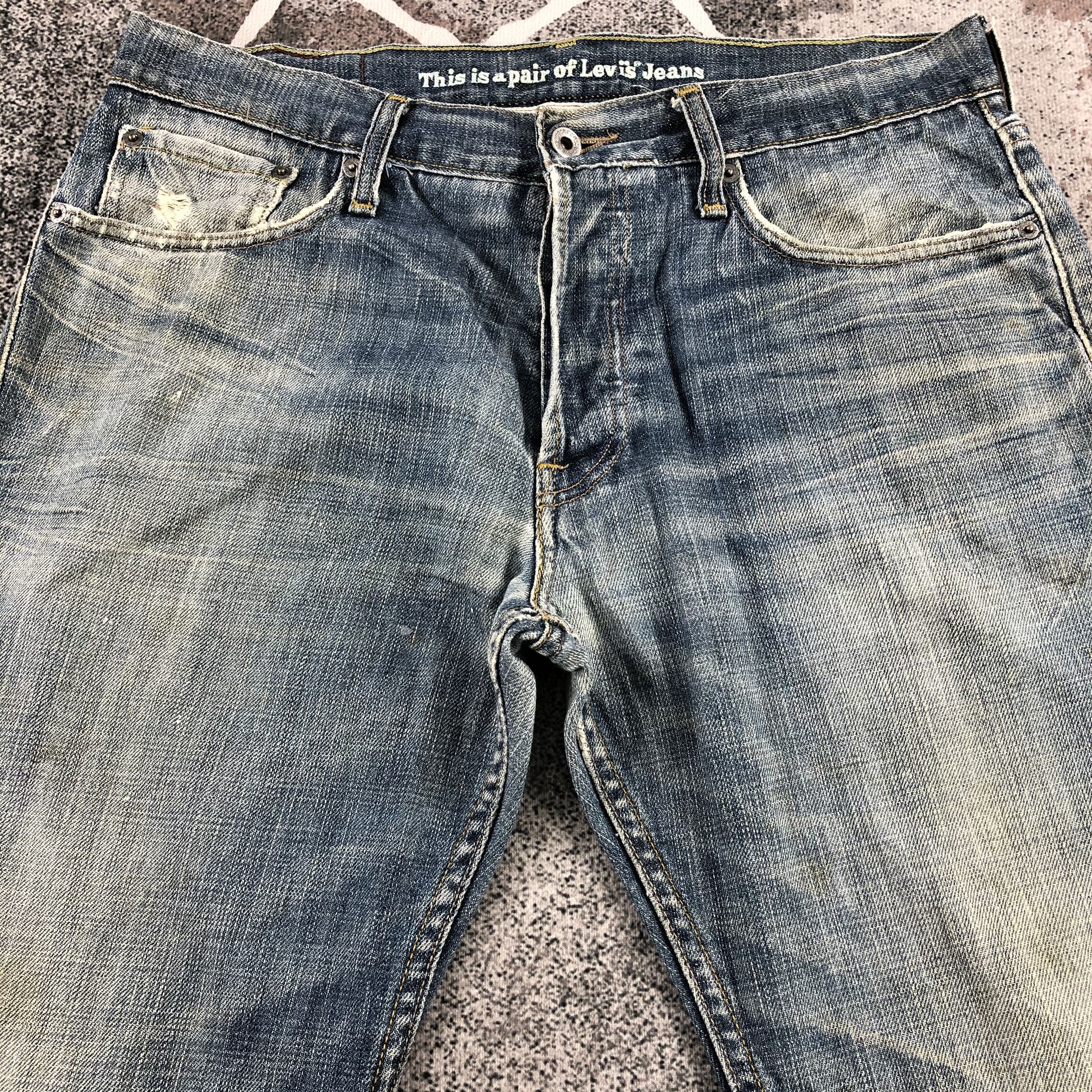 Levi's Vintage Levi's 539 Jeans Rusty Faded Blue Denim KJ1028 Size US 33 - 3 Thumbnail