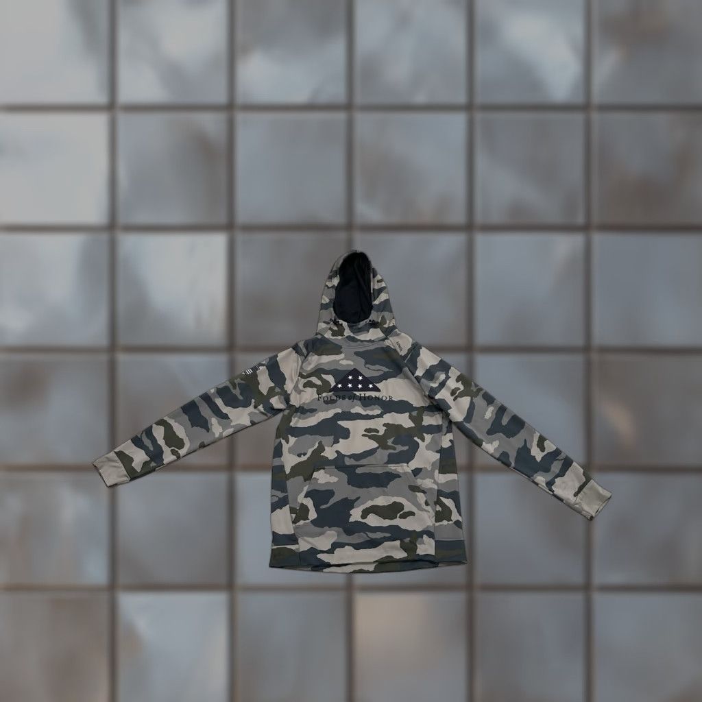 AMO Camo Sweatshirt Unrl Pullover Hooded Sweatshirt Small S Multicolor Camouflage Logo Embroidered **Unisex Adults** Colorful Fleece Hooded Size US S / EU 44-46 / 1 - 1 Thumbnail