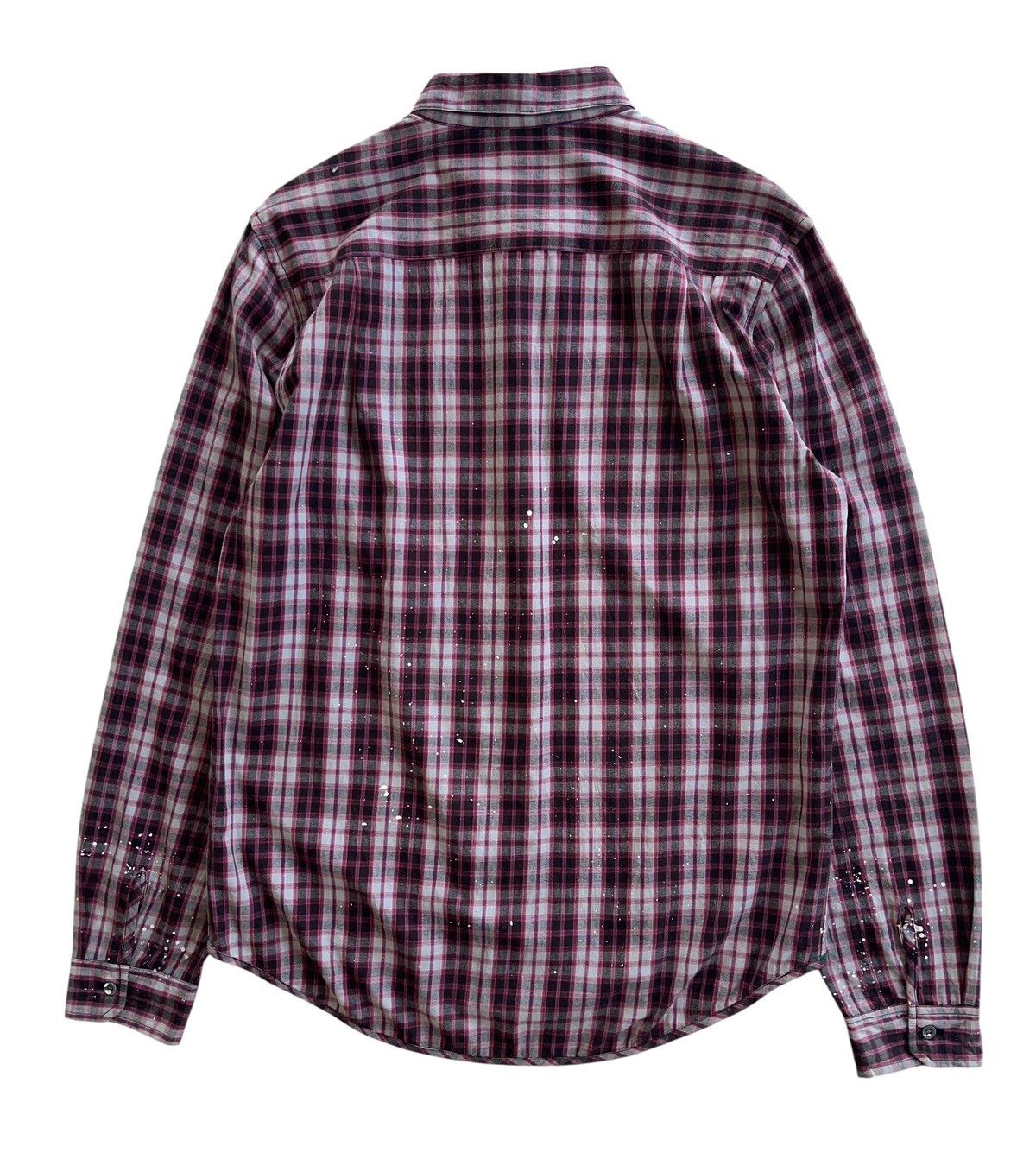 Burkman Bros Burkman Bros Paint Splatted Flannel Shirt Size US M / EU 48-50 / 2 - 2 Thumbnail