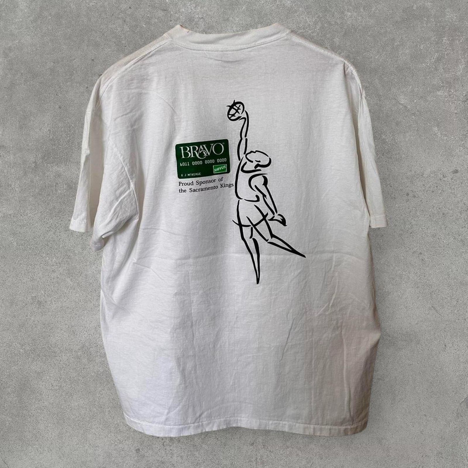 NBA × Vintage Vintage Sacramento Kings Shirt Size US XL / EU 56 / 4 - 4 Thumbnail