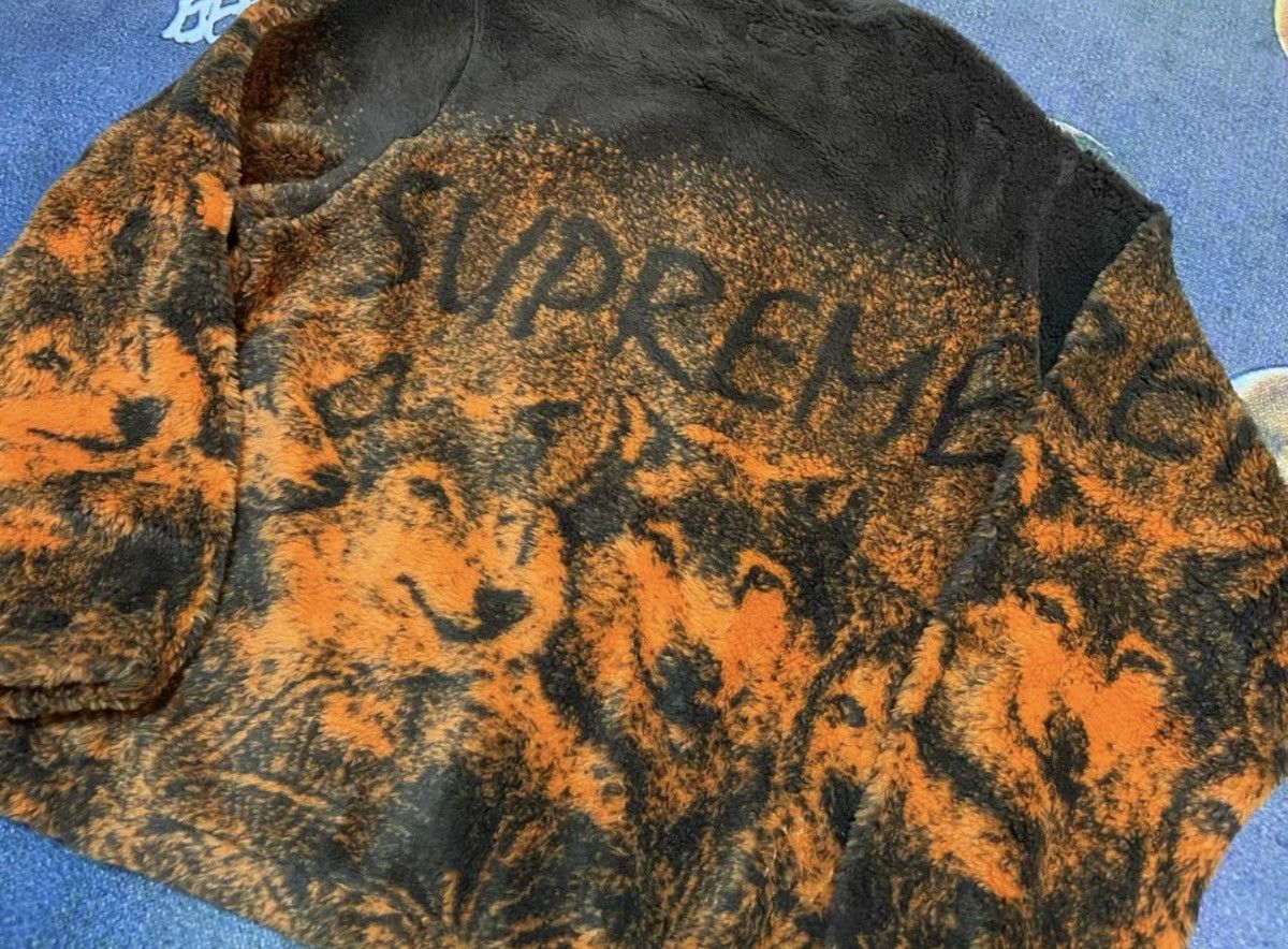 Supreme Supreme wolf fleece jacket orange Size US L / EU 52-54 / 3 - 3 Thumbnail