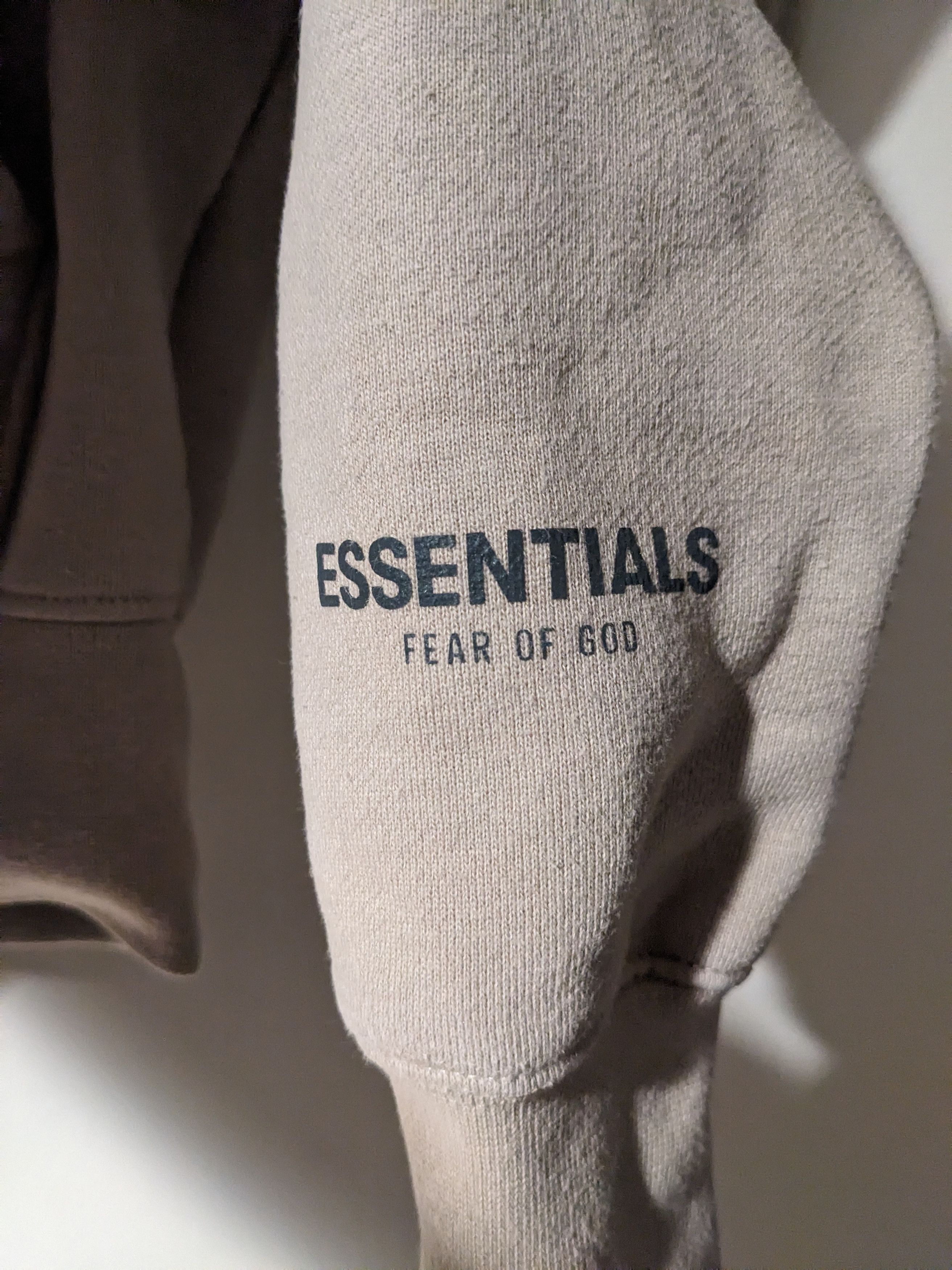 Essentials × Fear of God Essentials Fear of God Beige YOUTH X-Small Hoodie Size US XS / EU 42 / 0 - 5 Thumbnail