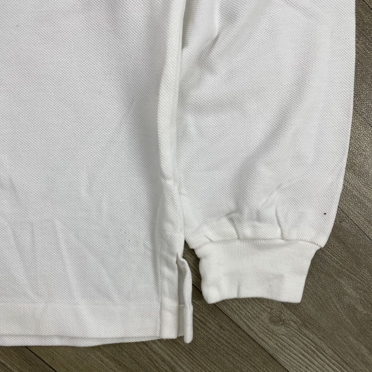Burberry Vintage Burberrys London Nova Check White Long Polo Shirt Size US M / EU 48-50 / 2 - 7 Thumbnail