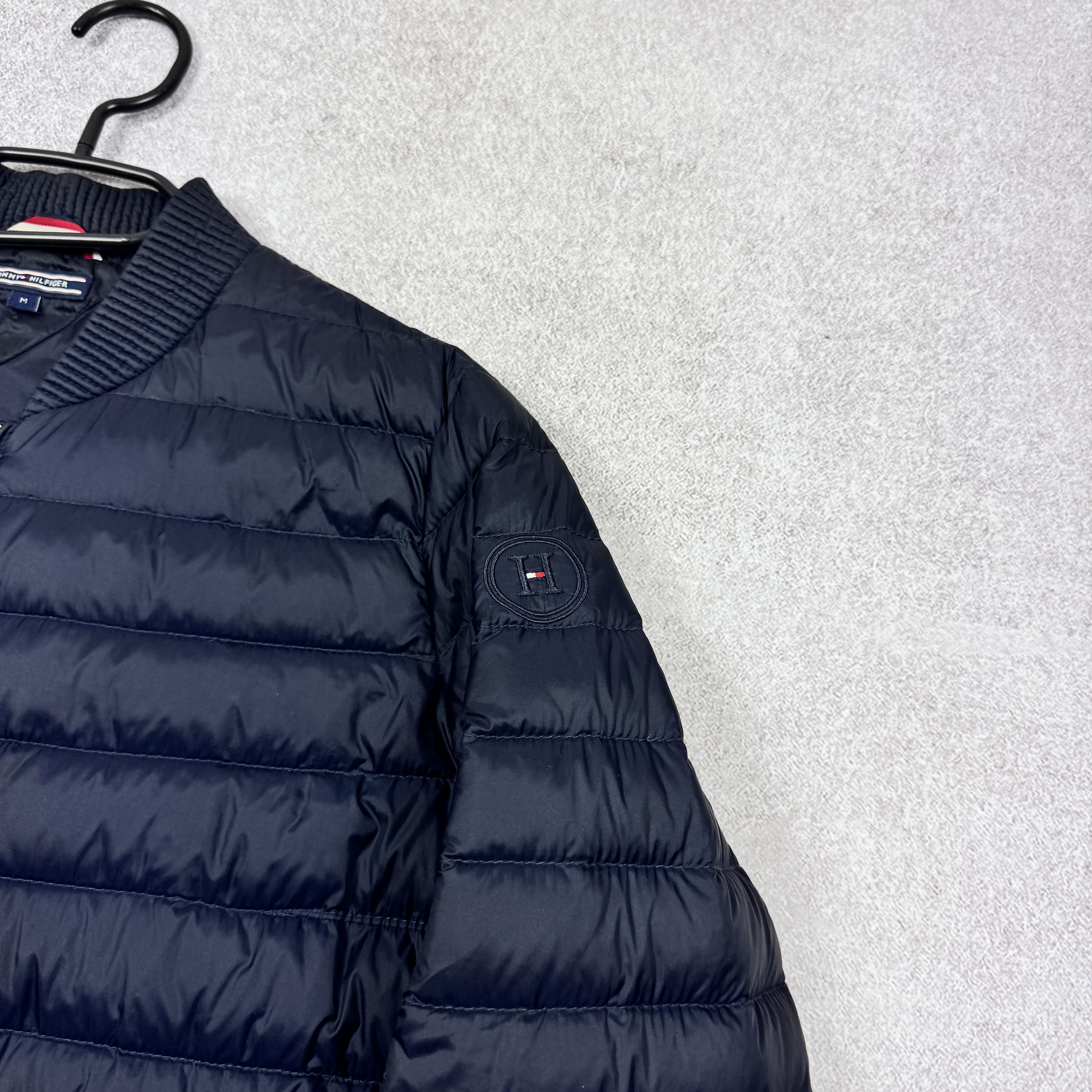 Tommy Hilfiger Women`s TOMMY HILFIGER Puffer Bomber Navy Down Jacket Size M Size M / US 6-8 / IT 42-44 - 6 Thumbnail