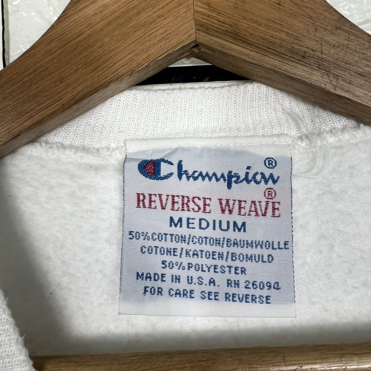 Champion 90's CHAMPION REVERSE WEAVE Big Logo Sweatshirt #4017-C183 Size US M / EU 48-50 / 2 - 9 Thumbnail
