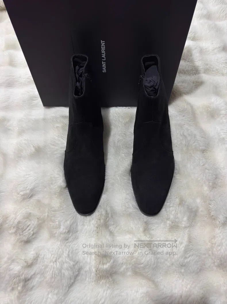Saint Laurent Paris Saint Laurent Paris Suede Men's Boots Size US 10 / EU 43 - 5 Thumbnail