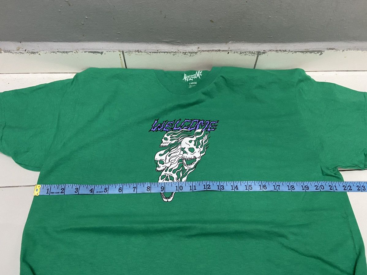 Welcome Skateboards WELCOME SKATEBOARD SKULL FLAME TEE SHIRT Size US L / EU 52-54 / 3 - 7 Thumbnail
