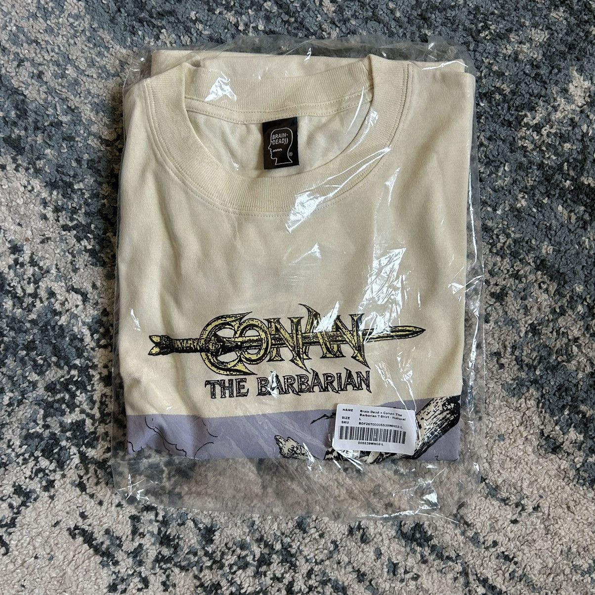 Brain Dead 1982 CONAN THE BARBARiAN TEE A WiTCH SHALL BE BORN MARVEL Size US L / EU 52-54 / 3 - 3 Thumbnail