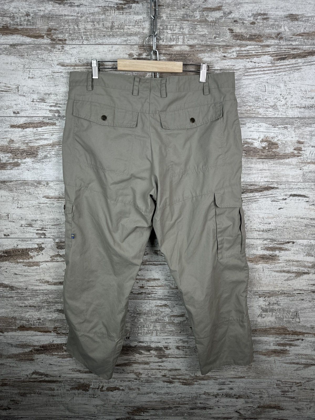 Fjallraven Mens Vintage FjallRaven g1000 cargo pants waxed Carl trouser Size US 36 / EU 52 - 9 Thumbnail