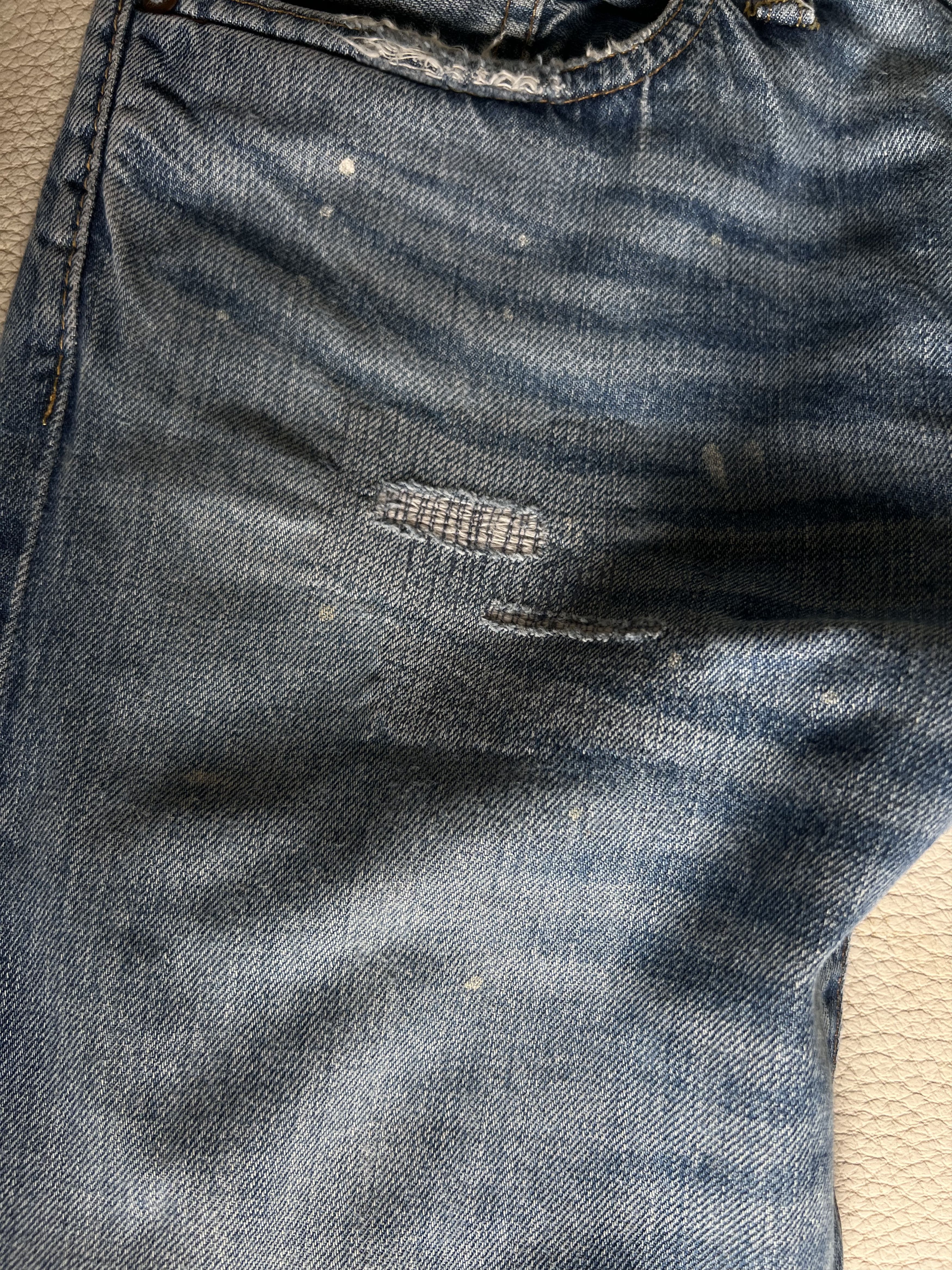 RRL Ralph Lauren Ralph Lauren RRL Paint Denim Size US 29 - 4 Thumbnail