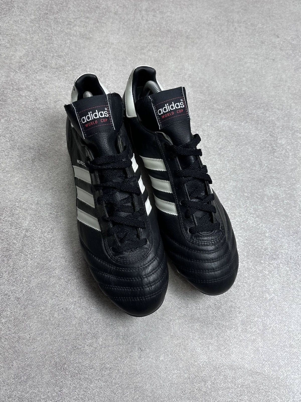 Adidas Vintage 80s Adidas World Cup Leather Soccer Cheats Sneakers Size US 9.5 / EU 42-43 - 3 Thumbnail