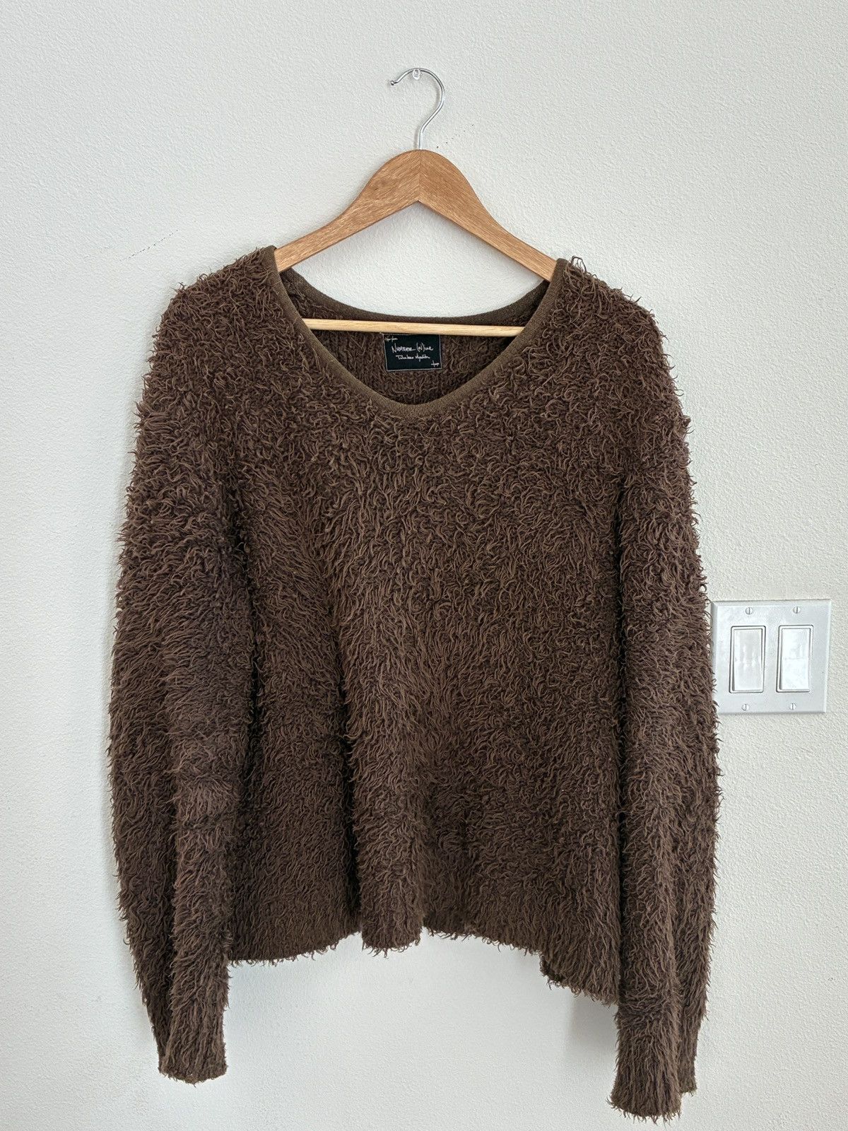 Number (N)ine AW03 “Touch Me Im Sick” Alpaca Knit Sweater Size US M / EU 48-50 / 2 - 1 Thumbnail