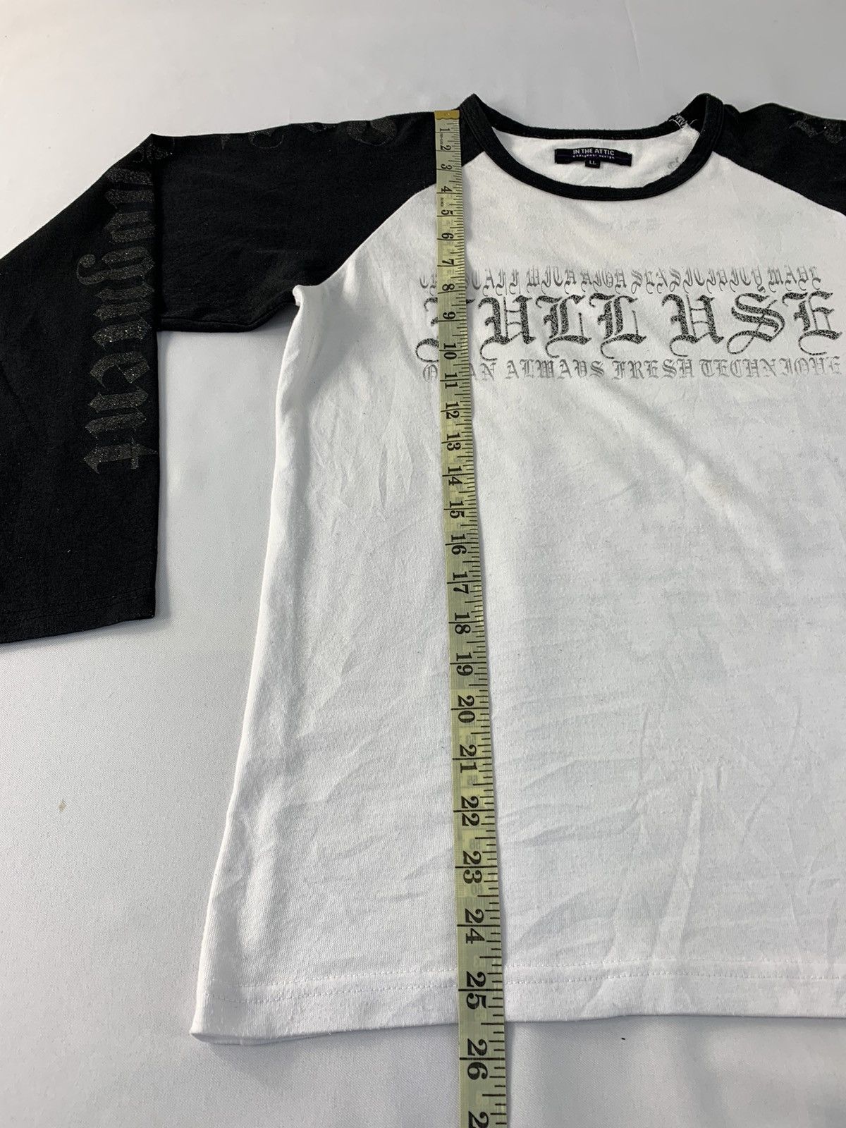 In The Attic In The Attic Full Use Gothic Raglan Design Logo Printed Tee Size US M / EU 48-50 / 2 - 11 Thumbnail