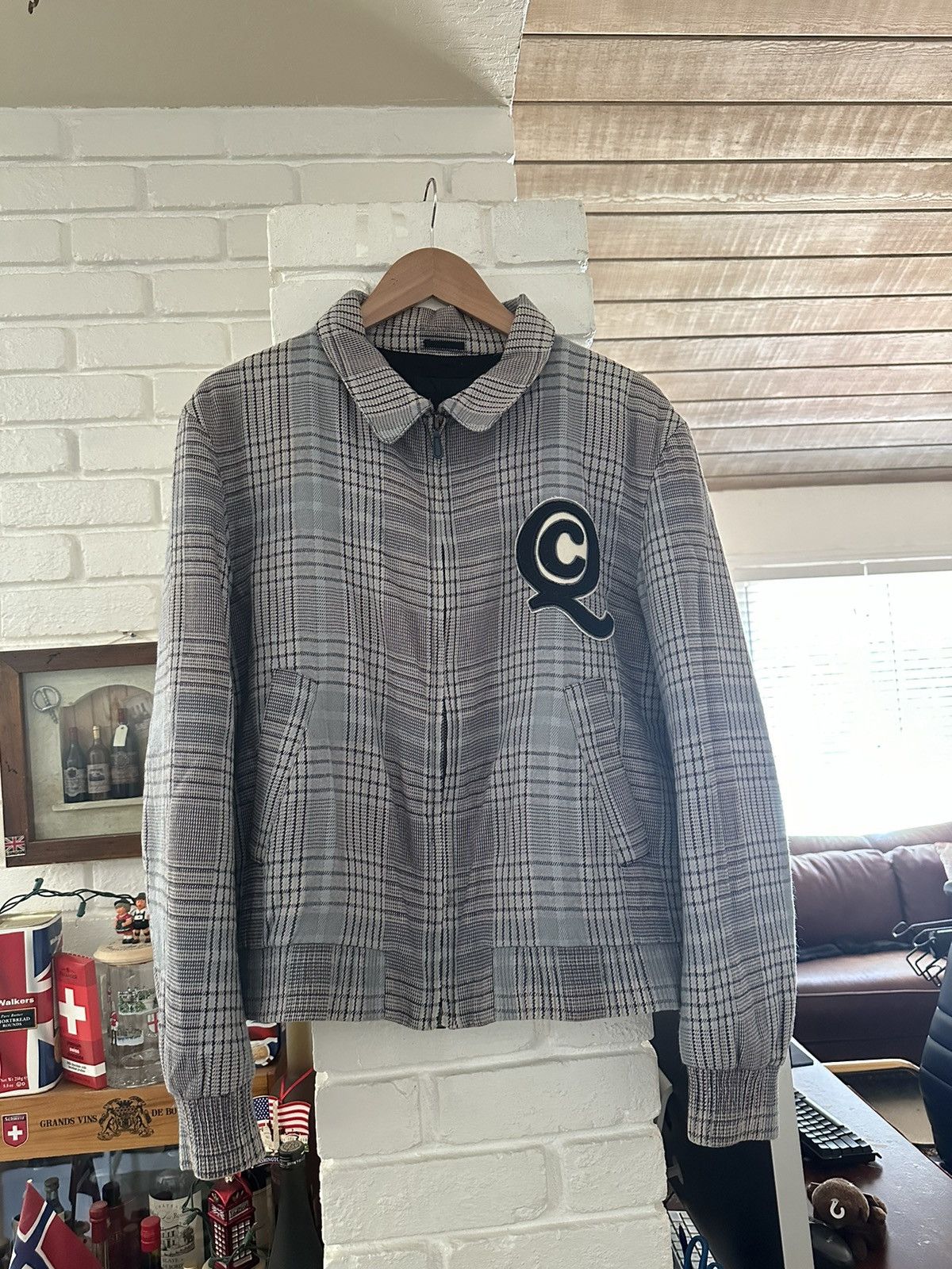 Alexander McQueen Alexander McQueen Grey Bomber Jacket Size US L / EU 52-54 / 3 - 1 Thumbnail