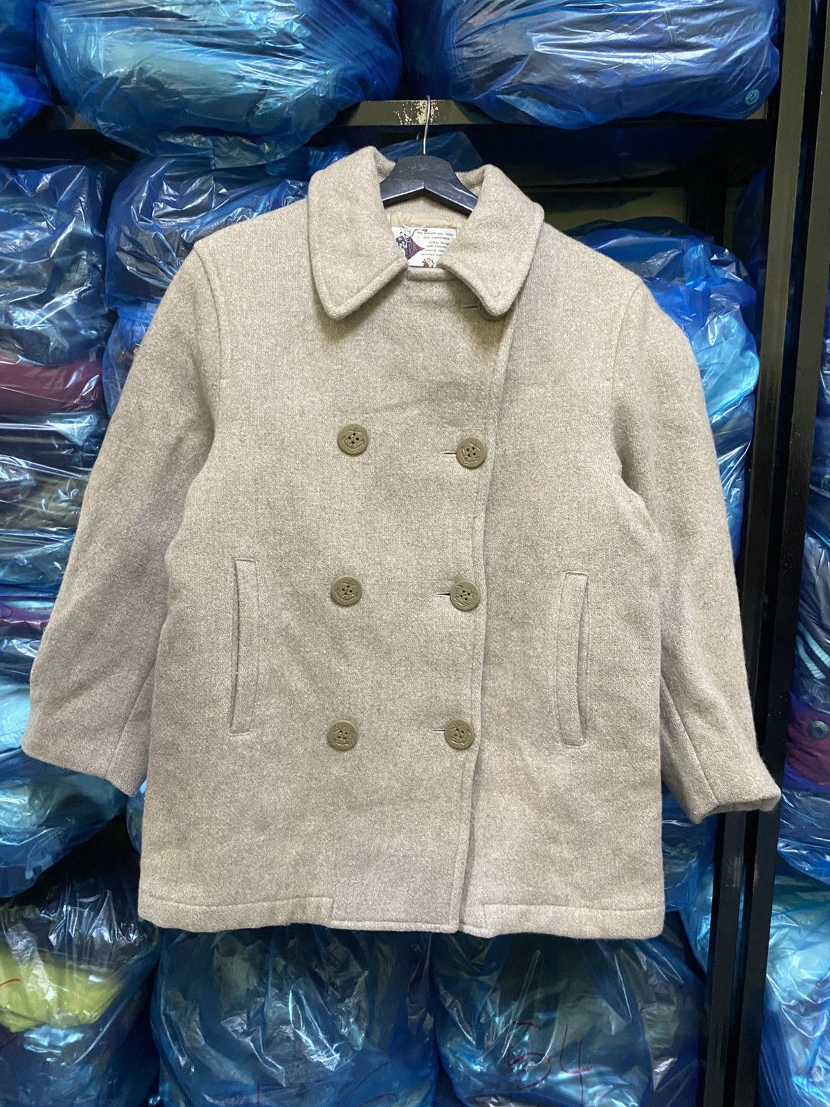 Vintage VINTAGE OXFORD TRADITIONAL PEA COAT JACKET Size US S / EU 44-46 / 1 - 3 Thumbnail