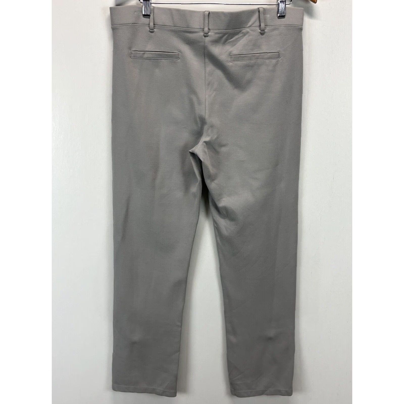 Vintage Betabrand Dress Yoga Pants Womens XLarge Straight Leg Gray Workwear Career Size 40" / US 18 - 3 Thumbnail