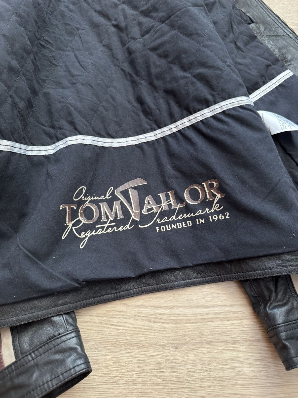 Genuine Leather Vintage Tom Tailor y2k Moto Racing Genuine Leather Jacket Size US S / EU 44-46 / 1 - 6 Thumbnail