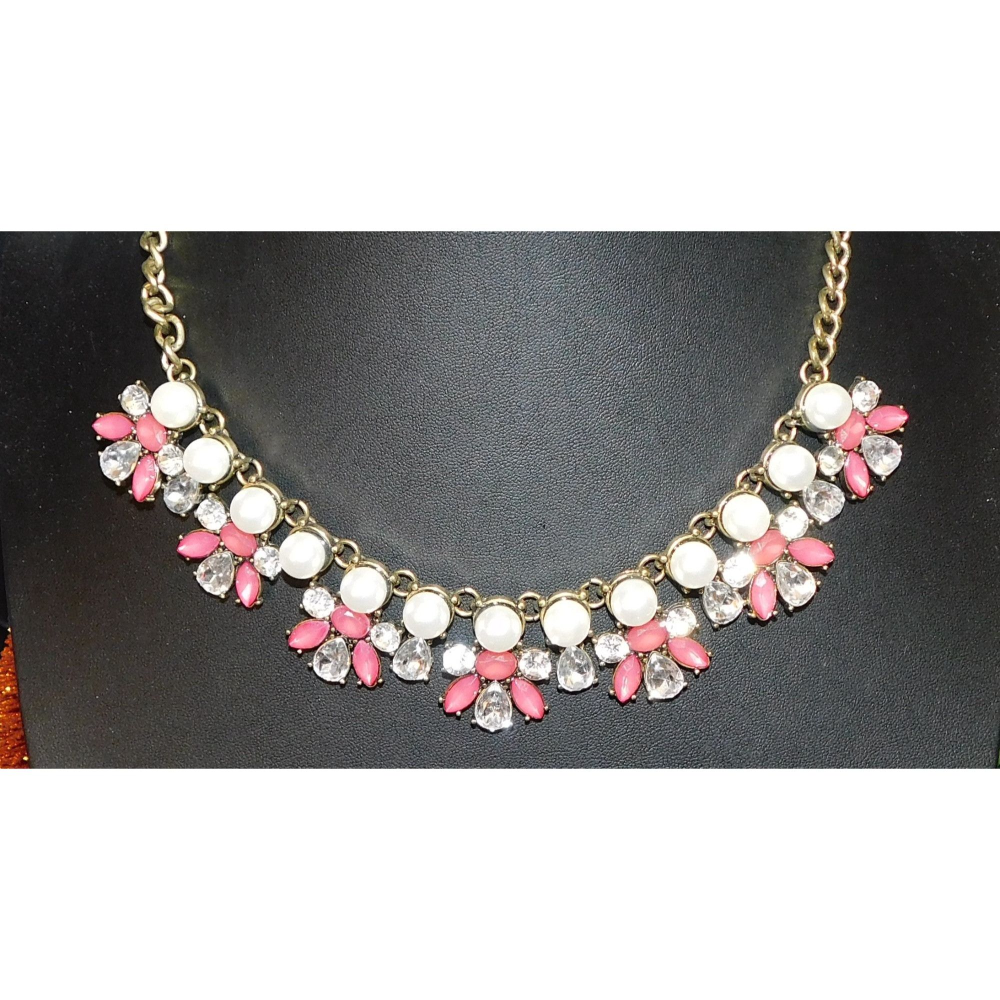 Other Downeast Basics Art Deco Floral Necklace Size ONE SIZE - 1 Thumbnail