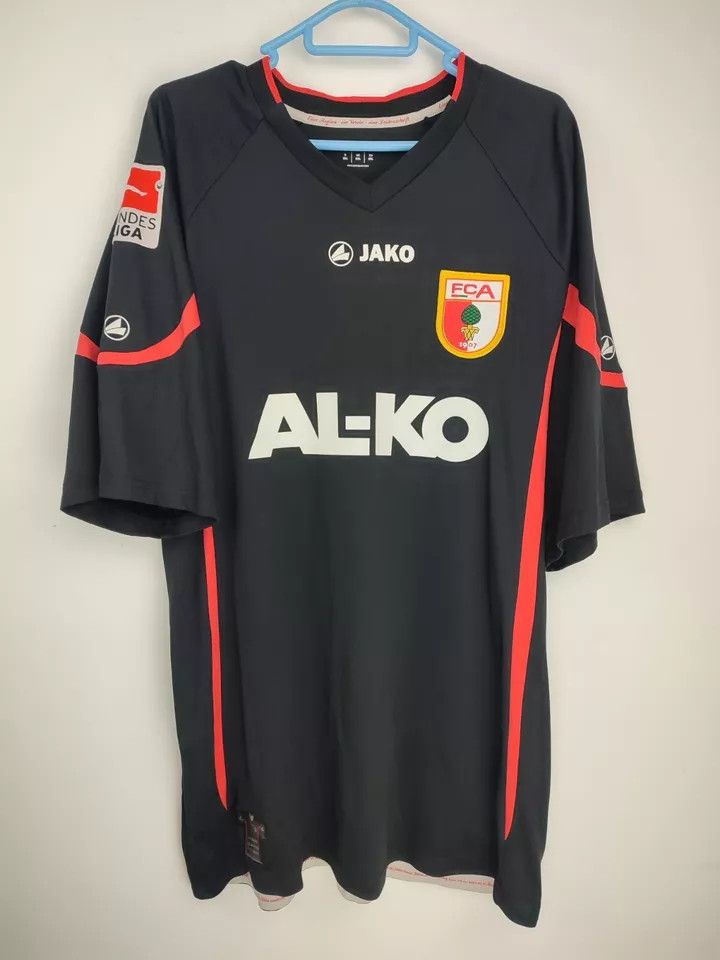 Vintage FC Augsburg 2011/12 Away Matchworn FOOTBALL Kit SHIRT Size US XXL / EU 58 / 5 - 8 Thumbnail